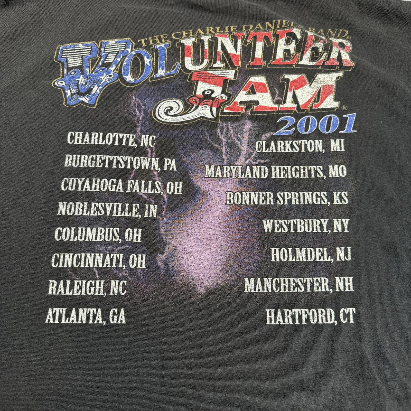 Delta Vintage 2001 The Charlie Daniels Band Jam Tour T Shirt XL Size US XL / EU 56 / 4 - 6 Thumbnail
