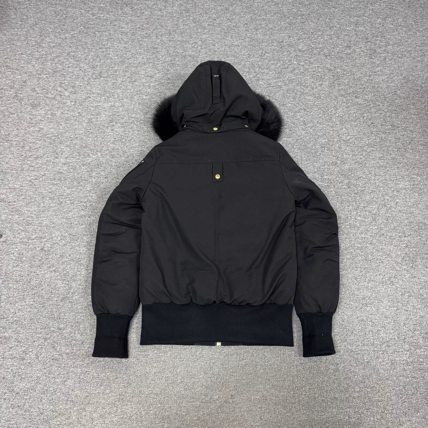 Moose Knuckles Moose Knuckles Black Gold Fur Hooded Down Jacket Size M / US 6-8 / IT 42-44 - 3 Thumbnail