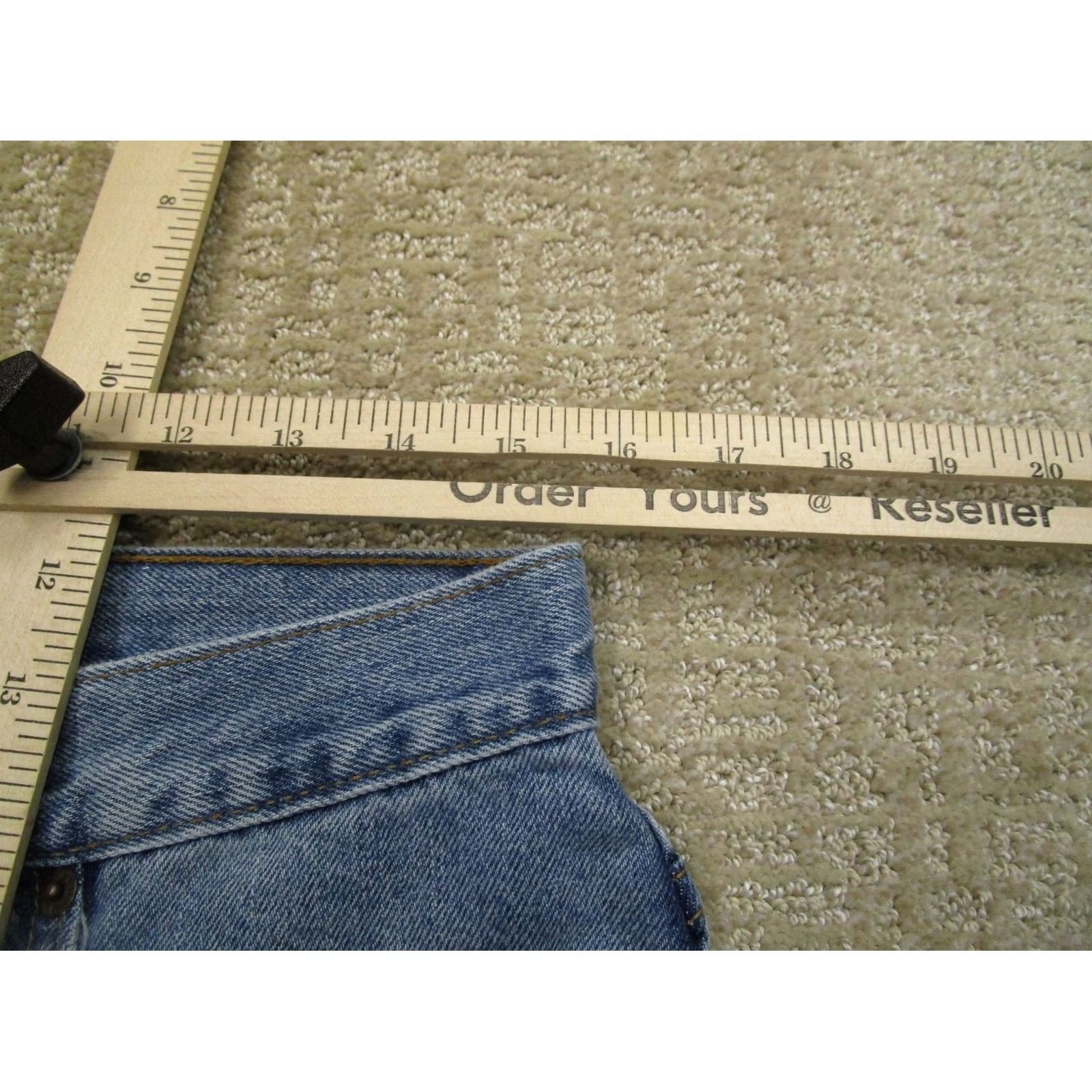 Levi's VINTAGE Levi's Jeans Women 12 Blue Mid Rise Bootcut Pant Light Wash USA 515 Mens? Size 34" / US 12 / IT 48 - 6 Thumbnail