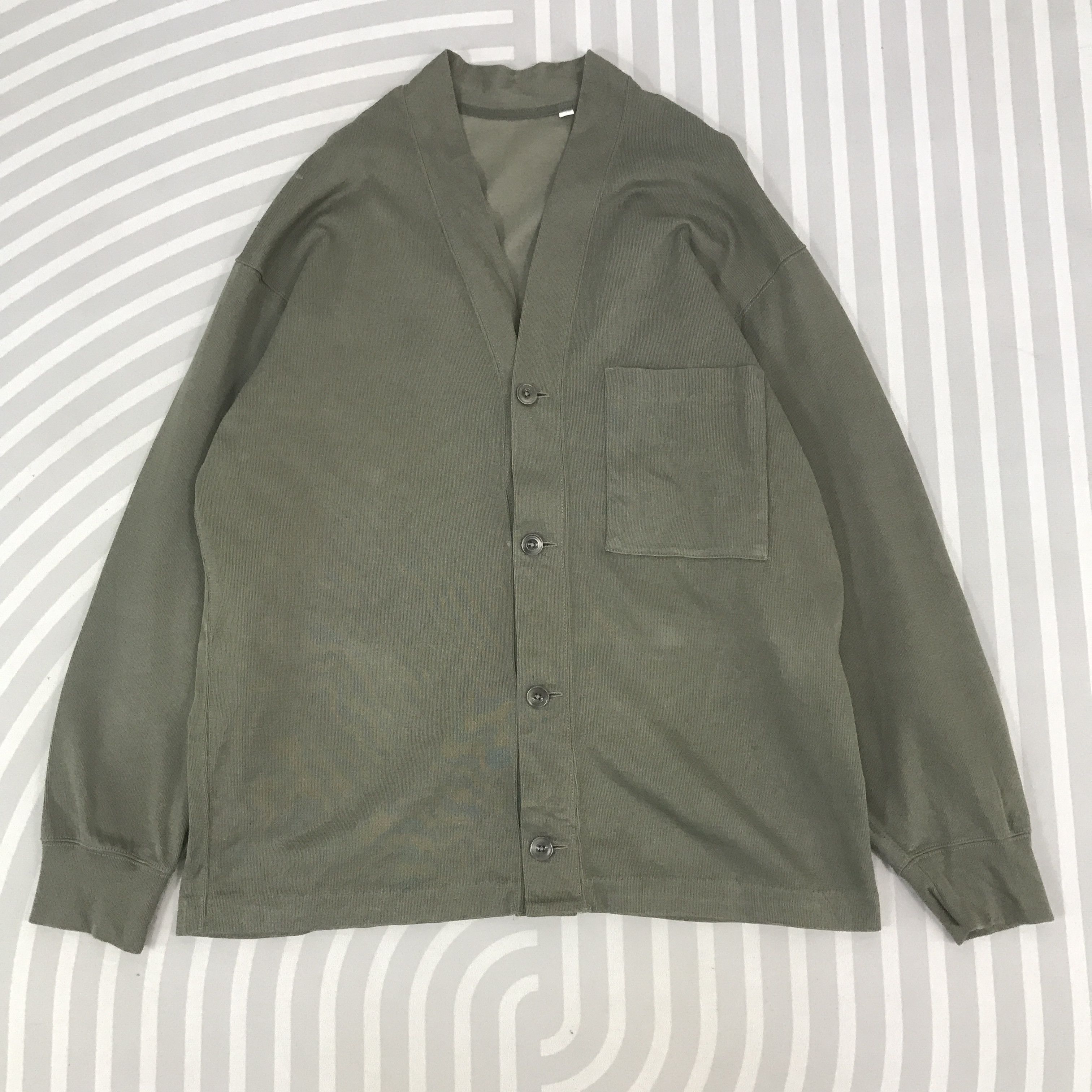 Christophe Lemaire × Uniqlo Vintage Lemaire x Uniqlo button cardigan Jacket Size US XXL / EU 58 / 5 - 1 Thumbnail
