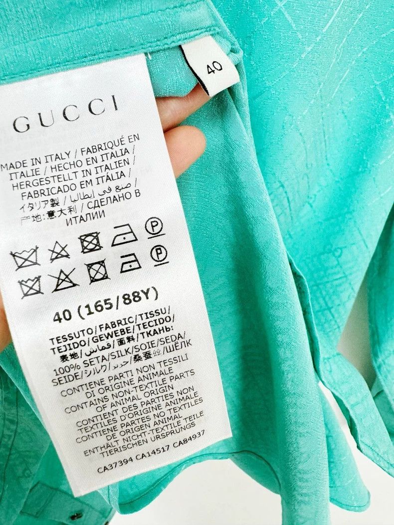 Gucci Gucci Silk shirt 2502-Nextarrow Size US XXS / EU 40 - 5 Thumbnail