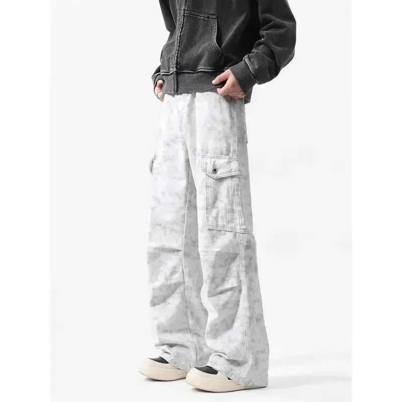 Japanese Brand Retro loose high street wide leg jeans Size US 32 / EU 48 - 2 Thumbnail