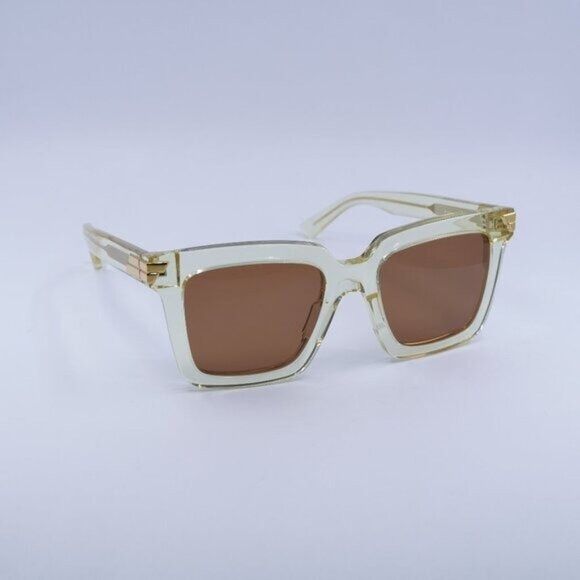 Bottega Veneta 🕶️ New Bottega Veneta BV1005S 005 Beige/Brown Sunglasses Size ONE SIZE - 1 Thumbnail