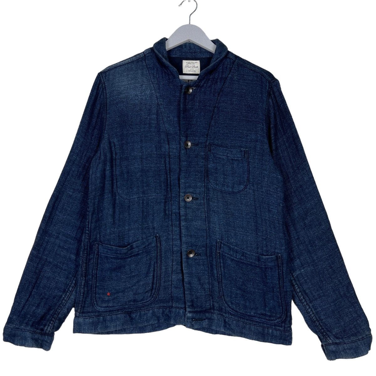 Paul Smith × Paul Smith Red Ear 🔥 RED EAR BY PAUL SMITH INDIGO CHORE JACKET MADE IN JAPAN Size US L / EU 52-54 / 3 - 1 Thumbnail