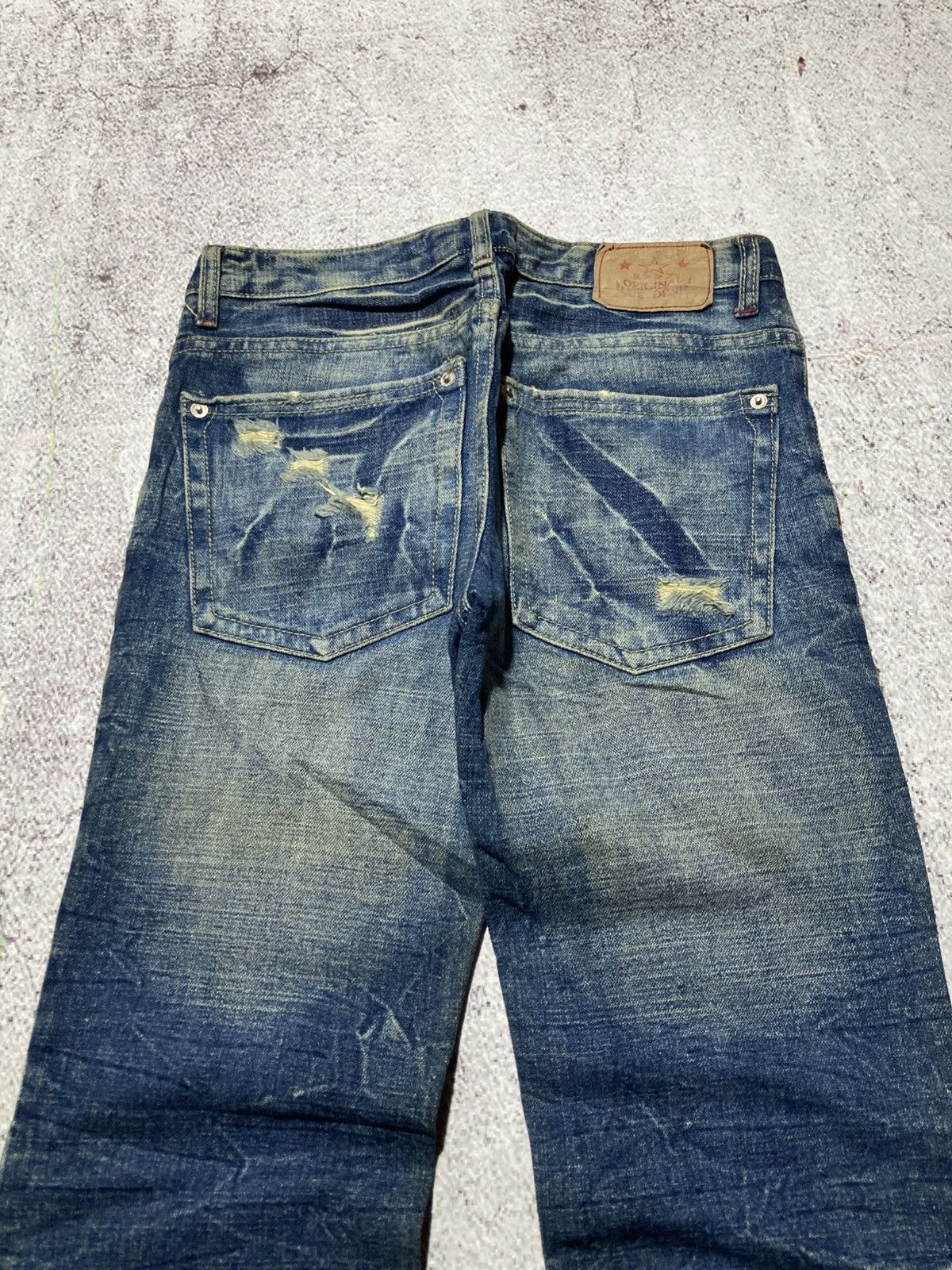 Japanese Brand 2000s Star R Distressed Ripped Lgb Punk Style Pants Jeans Size US 28 / EU 44 - 11 Thumbnail