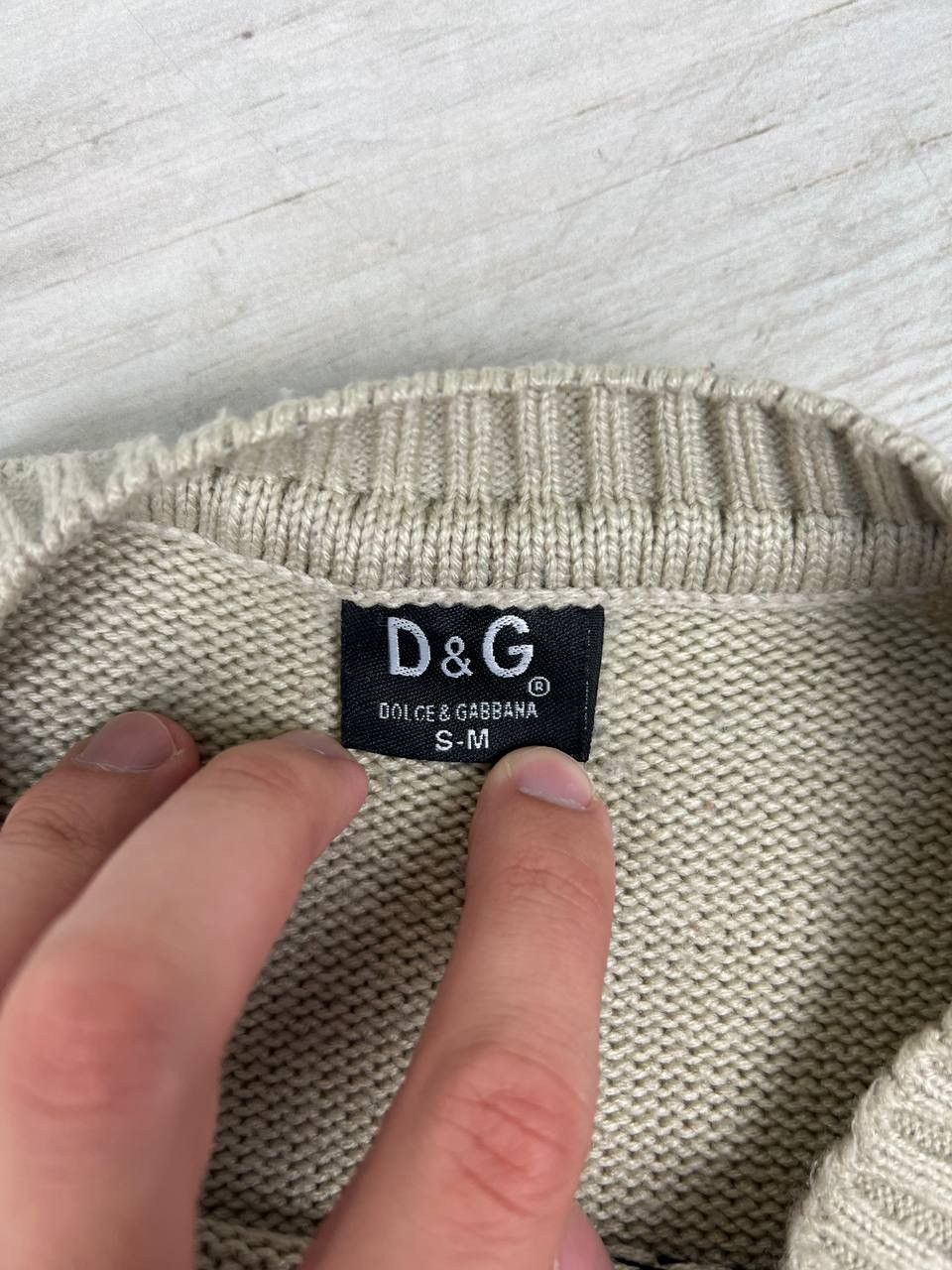 Dolce & Gabbana Vintage Dolce Gabbana Big Logo DG Knit Sweater 90s Size US M / EU 48-50 / 2 - 8 Thumbnail