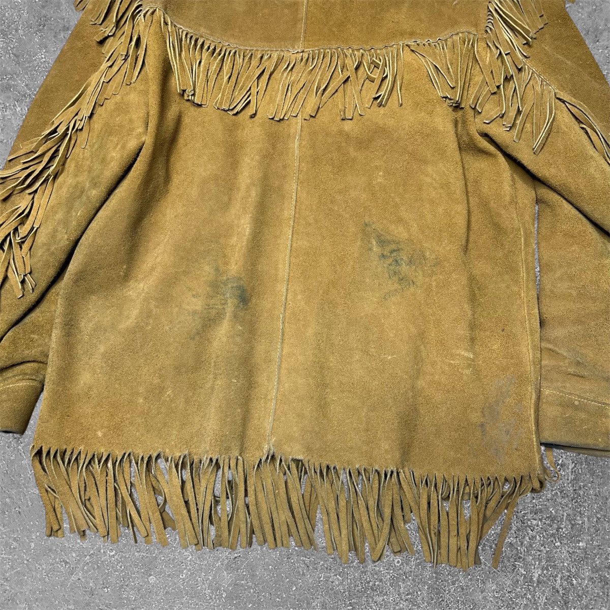 Vintage Vintage 50s 60s Joo Kay Western Fringe Hippie Leather Jacket Size M / US 6-8 / IT 42-44 - 7 Thumbnail