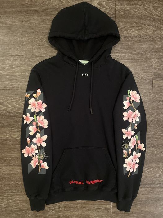 Off white hoodie global warming best sale