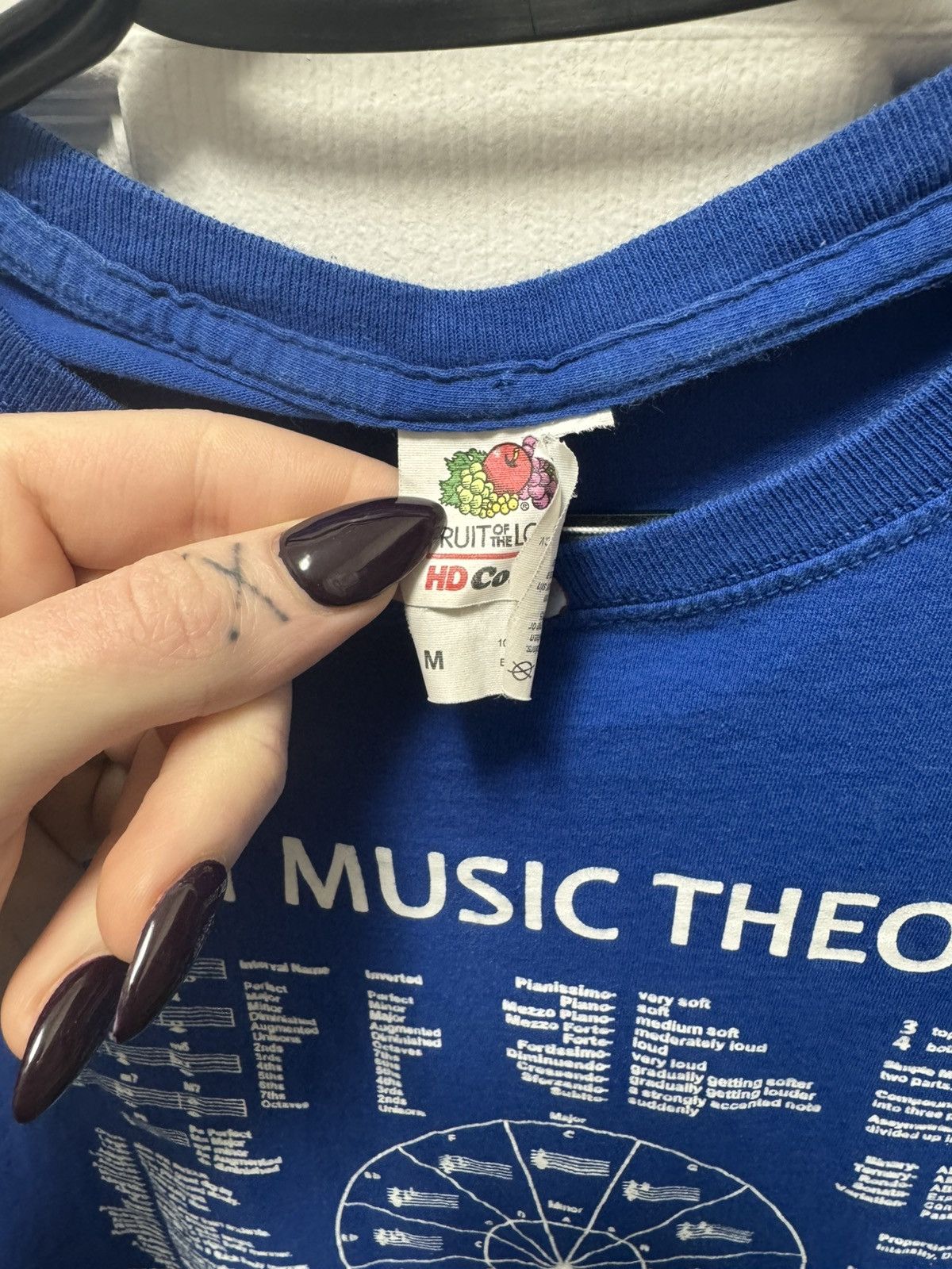 Fruit Of The Loom × Lad Musician × Vintage Fruit of the Loom Got Music Theory Vintage Nerd Graph Shirt Size US M / EU 48-50 / 2 - 3 Thumbnail