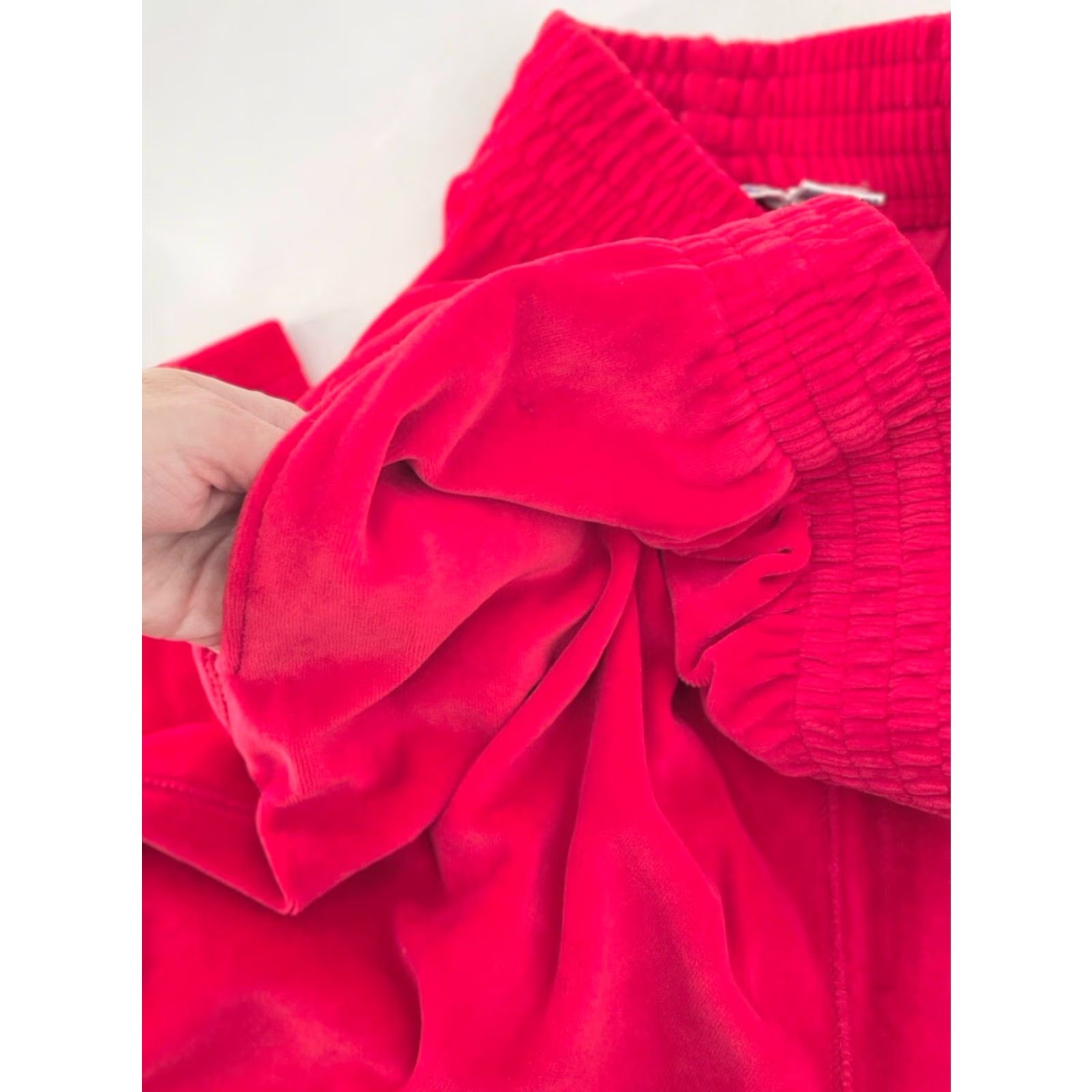 Nordstrom Vtg Nordstrom Active Sports Red Velour W/Pocket Straight Leg Pants XL Size 40" / US 18 - 7 Thumbnail