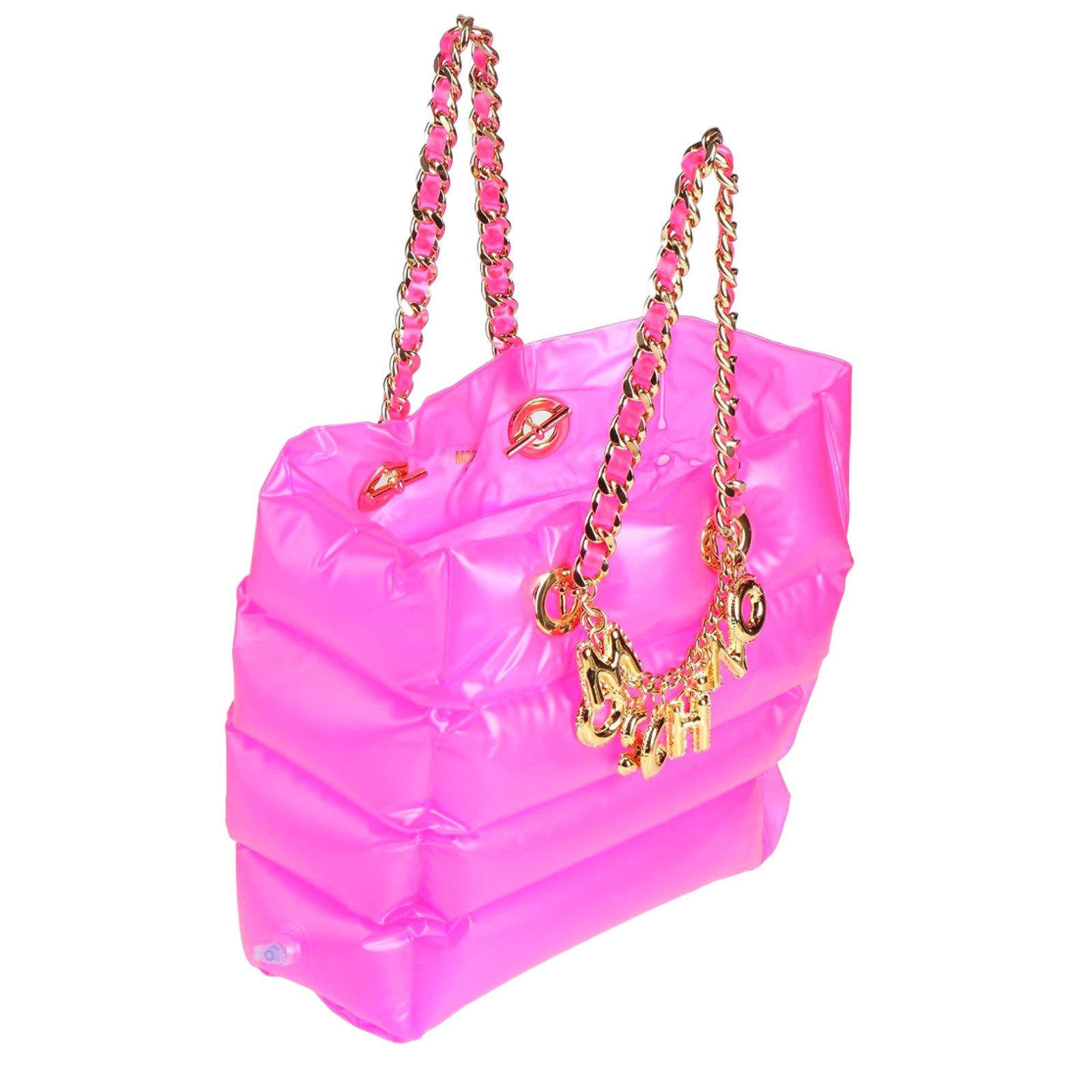 Moschino SS23 Moschino Couture Fuchsia Inflatable Pool PVC Tote Bag Size ONE SIZE - 3 Thumbnail