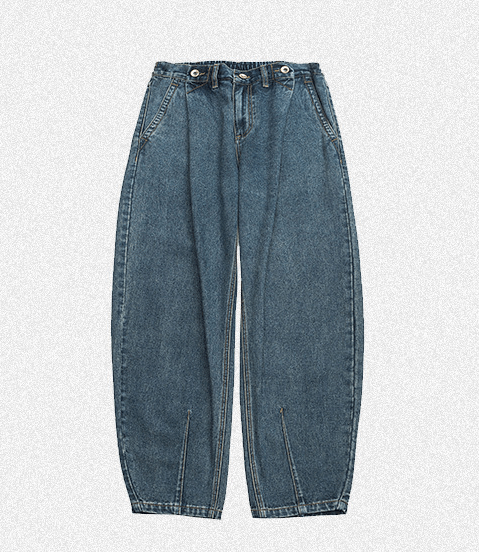 Japanese Brand × Jean Loose trendy Japanese wide-leg versatile jeans Size US 32 / EU 48 - 4 Thumbnail
