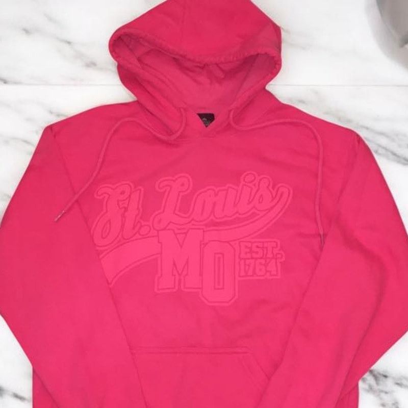 Other NEW/UNWORN Women's Pink Hoodie Sweatshirt St. Louis MO Small Size S / US 4 / IT 40 - 1 Thumbnail