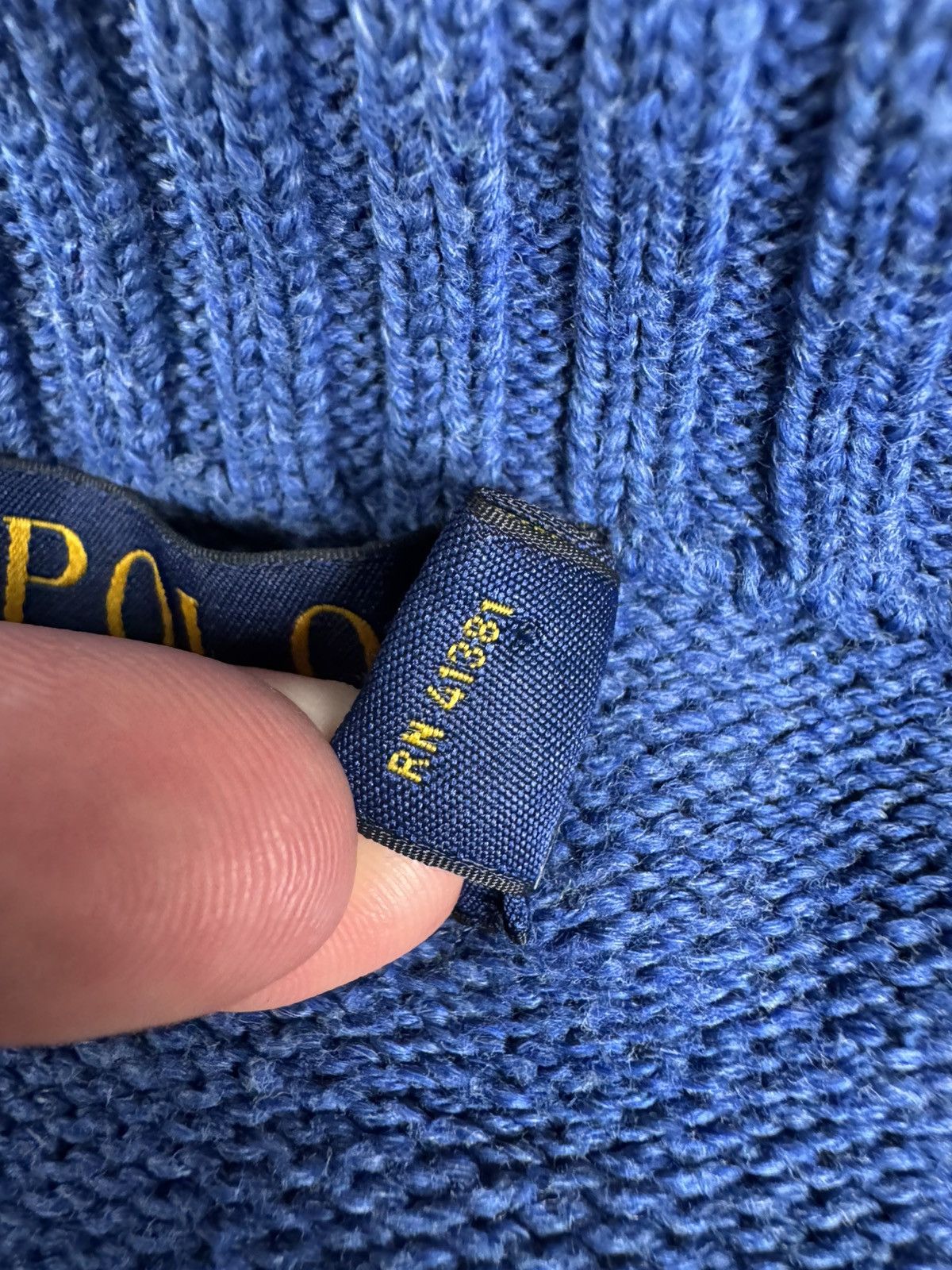 Polo Ralph Lauren × Vintage Vintage Y2K Polo Ralph Lauren 1/4 quarter zip sweater knit Size US XL / EU 56 / 4 - 11 Thumbnail