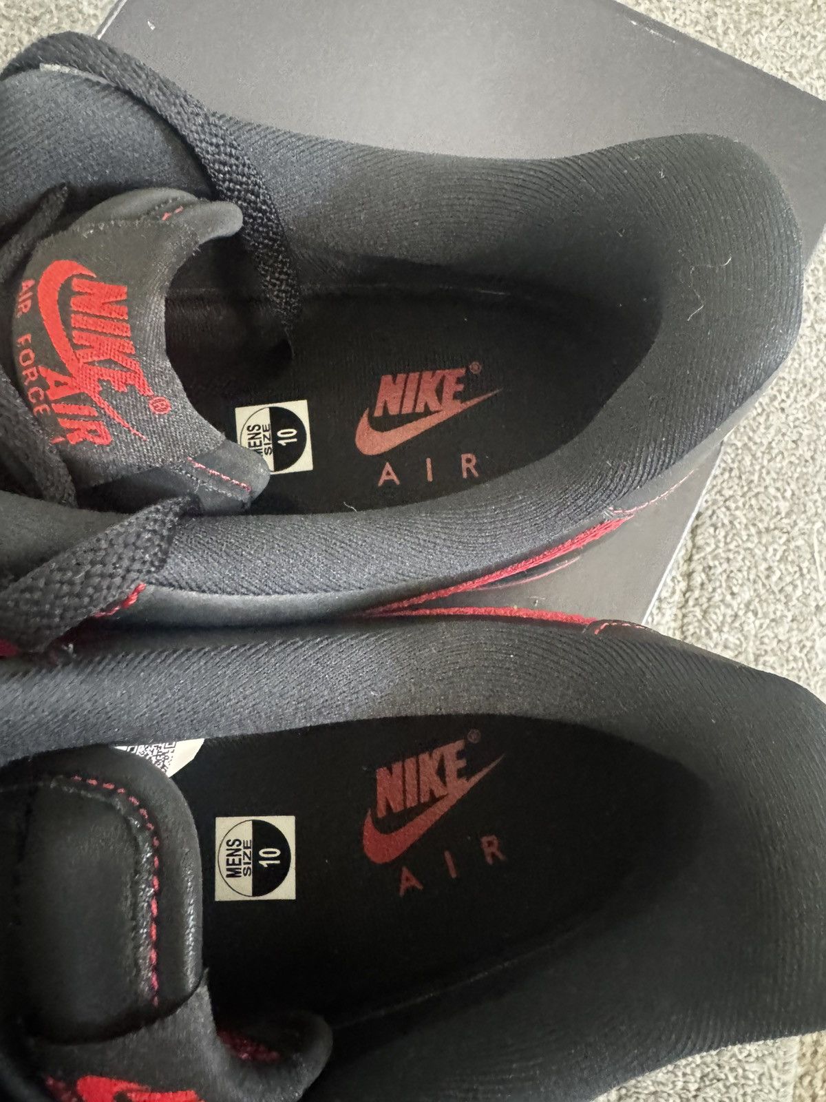 Nike Nike Air Force 1 Bred Size US 10 / EU 43 - 6 Thumbnail
