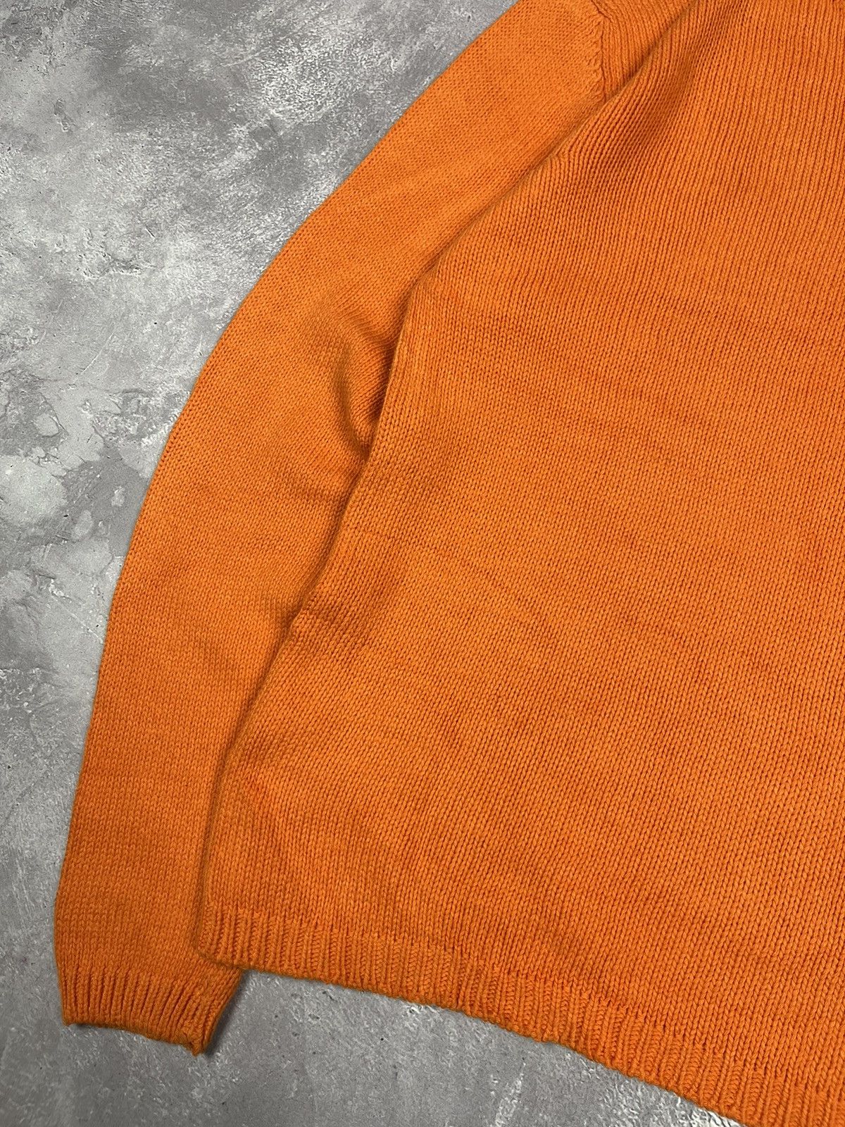Burberry Thomas Burberry Vintage Light Knitted Sweater Orange Size L Size L / US 10 / IT 46 - 6 Thumbnail