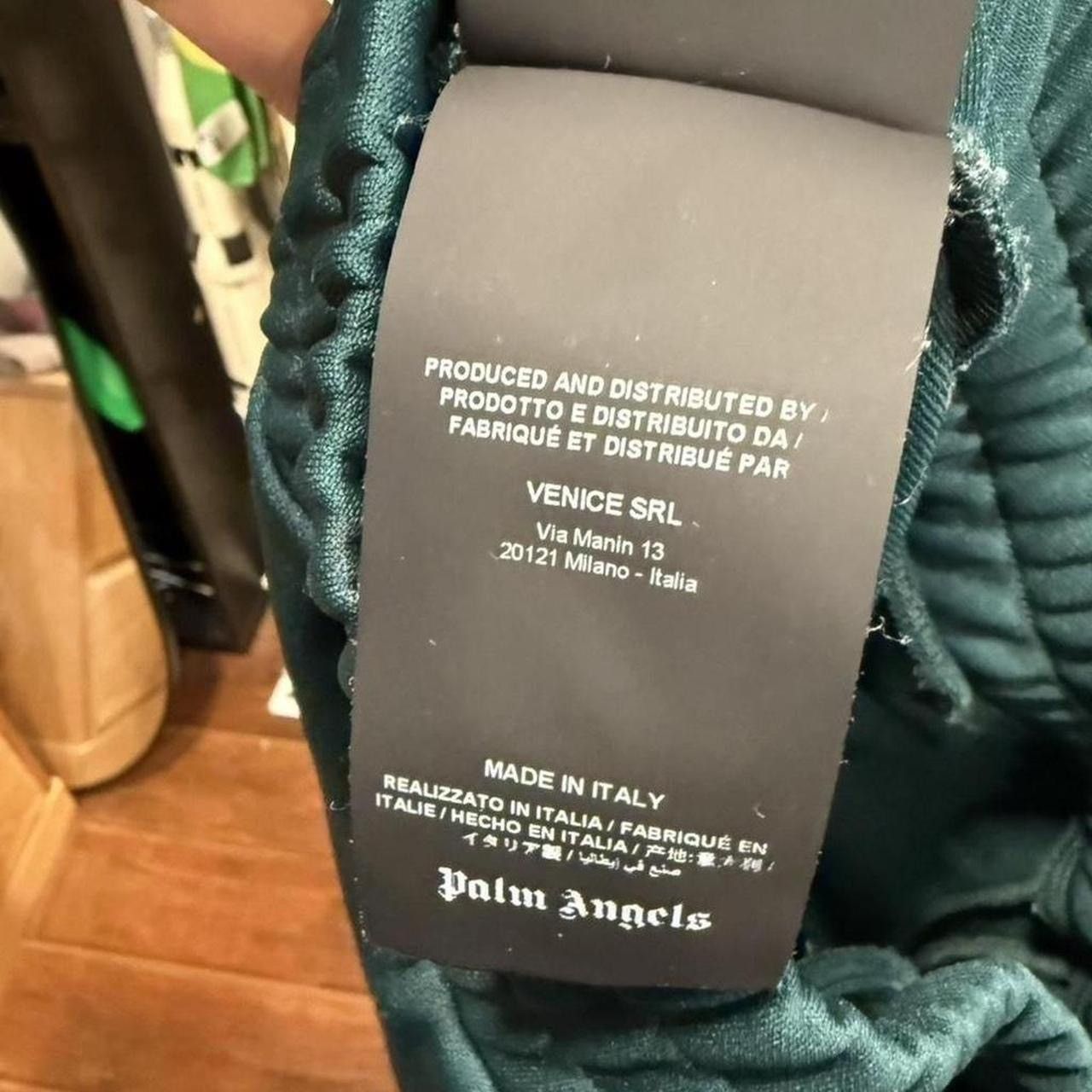 Palm Angels Palm Angels Striped Green Track Pants Size US 26 / EU 42 - 6 Thumbnail