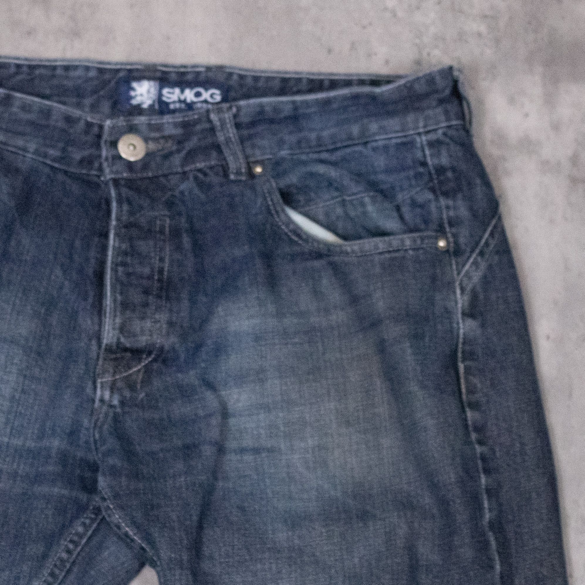 Other Y2K 2000's Smog Baggy Relax Fit Carrot Fit Indigo Denim Size US 36 / EU 52 - 8 Thumbnail