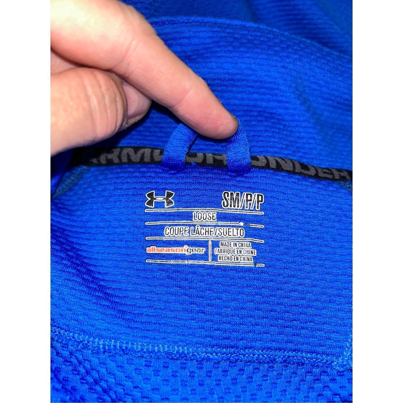 Under Armour Under Armour Mens S Blue Fuego 1/4 Zip Pullover Loose Jacket Size US S / EU 44-46 / 1 - 3 Thumbnail