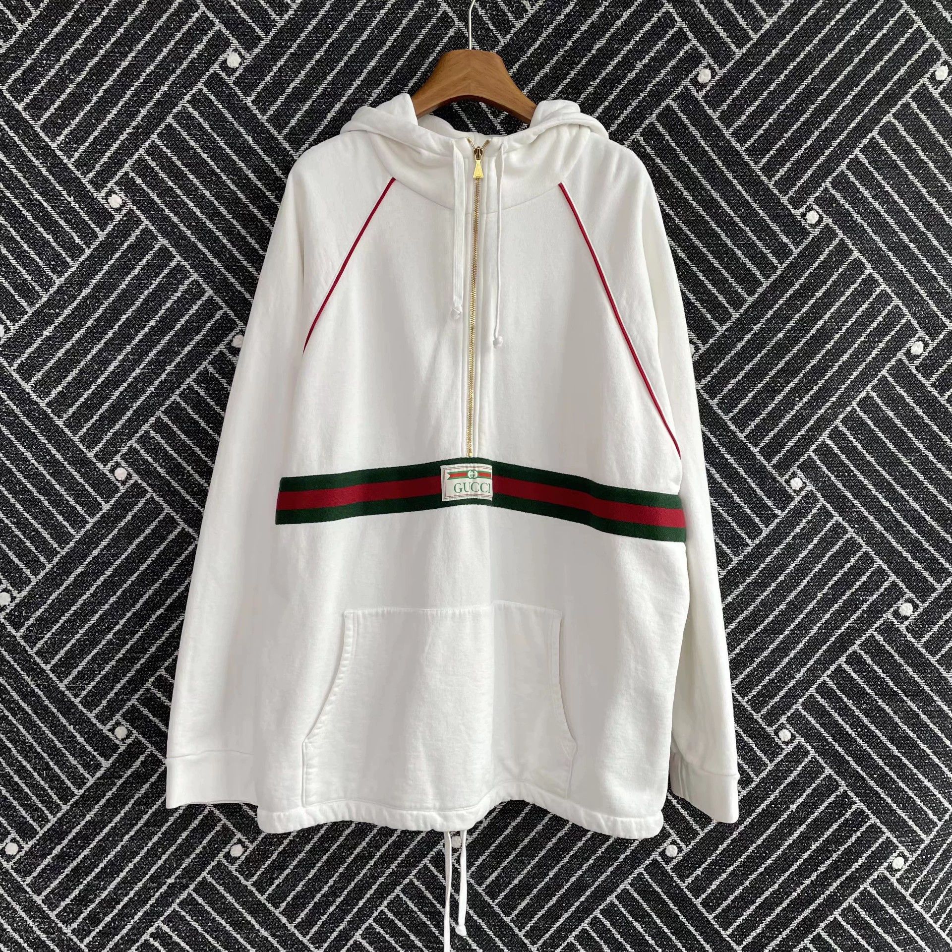 Gucci Gucci Web White Stripe Sweatshirt XXL 99 New Rare Size US XXL / EU 58 / 5 - 1 Thumbnail