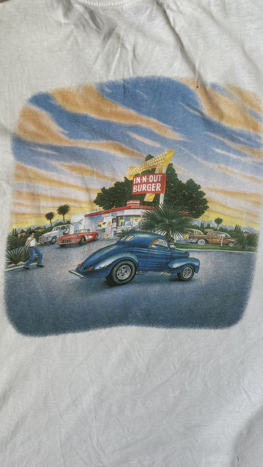 Vintage VINTAGE IN OUT BURGER CALIFORNIA TEE Size US XL / EU 56 / 4 - 6 Thumbnail