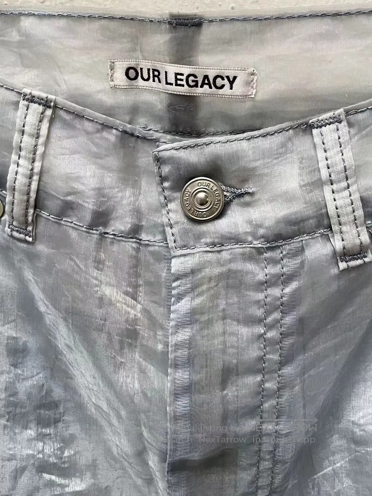 Our Legacy Our Legacy Transparent Denim Pants. Size US 32 / EU 48 - 3 Thumbnail