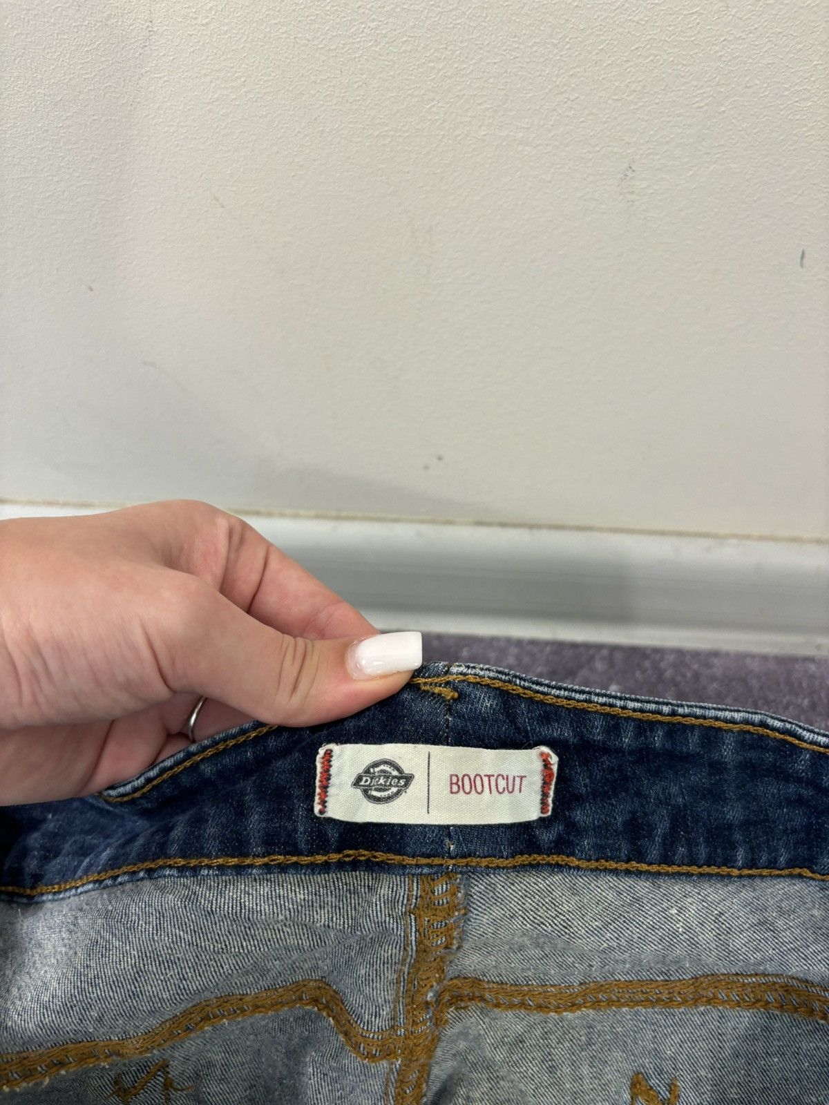 Dickies Vintage Dickies 2000s Wide Leg Y2K Hype Bootcut Flared Jeans Size US 42 / EU 58 - 14 Thumbnail