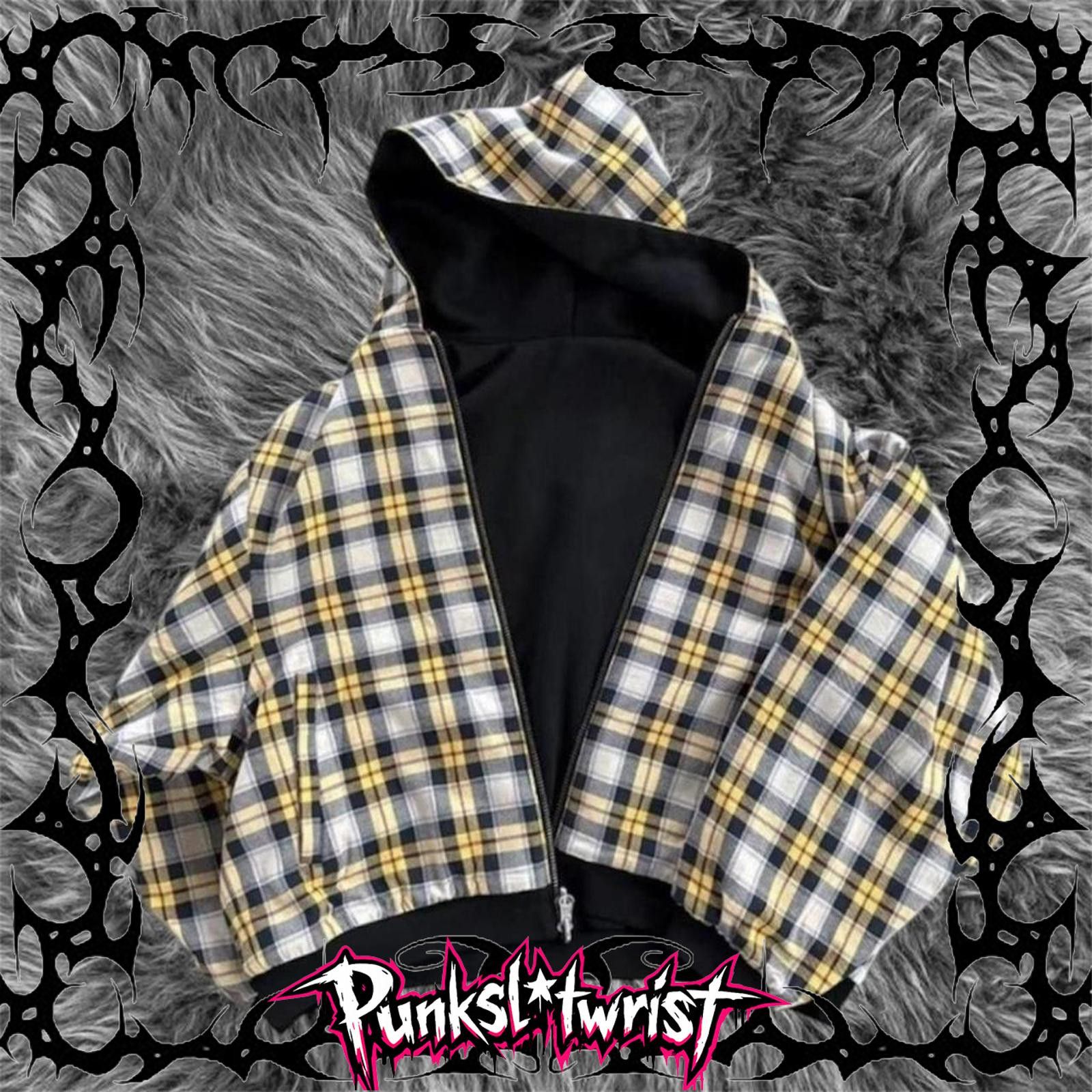 Vintage Double-Sided American Retro Plaid Hoodie Size US M / EU 48-50 / 2 - 3 Thumbnail
