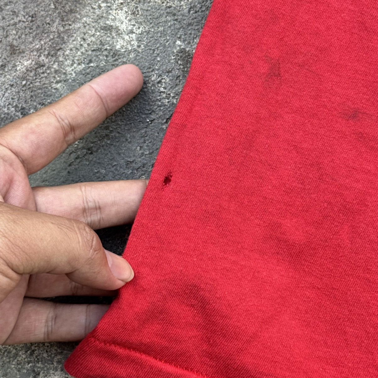 Vintage Pocket Tees Faded Trashed Vintage Fruit Of The Loom Size US L / EU 52-54 / 3 - 5 Thumbnail