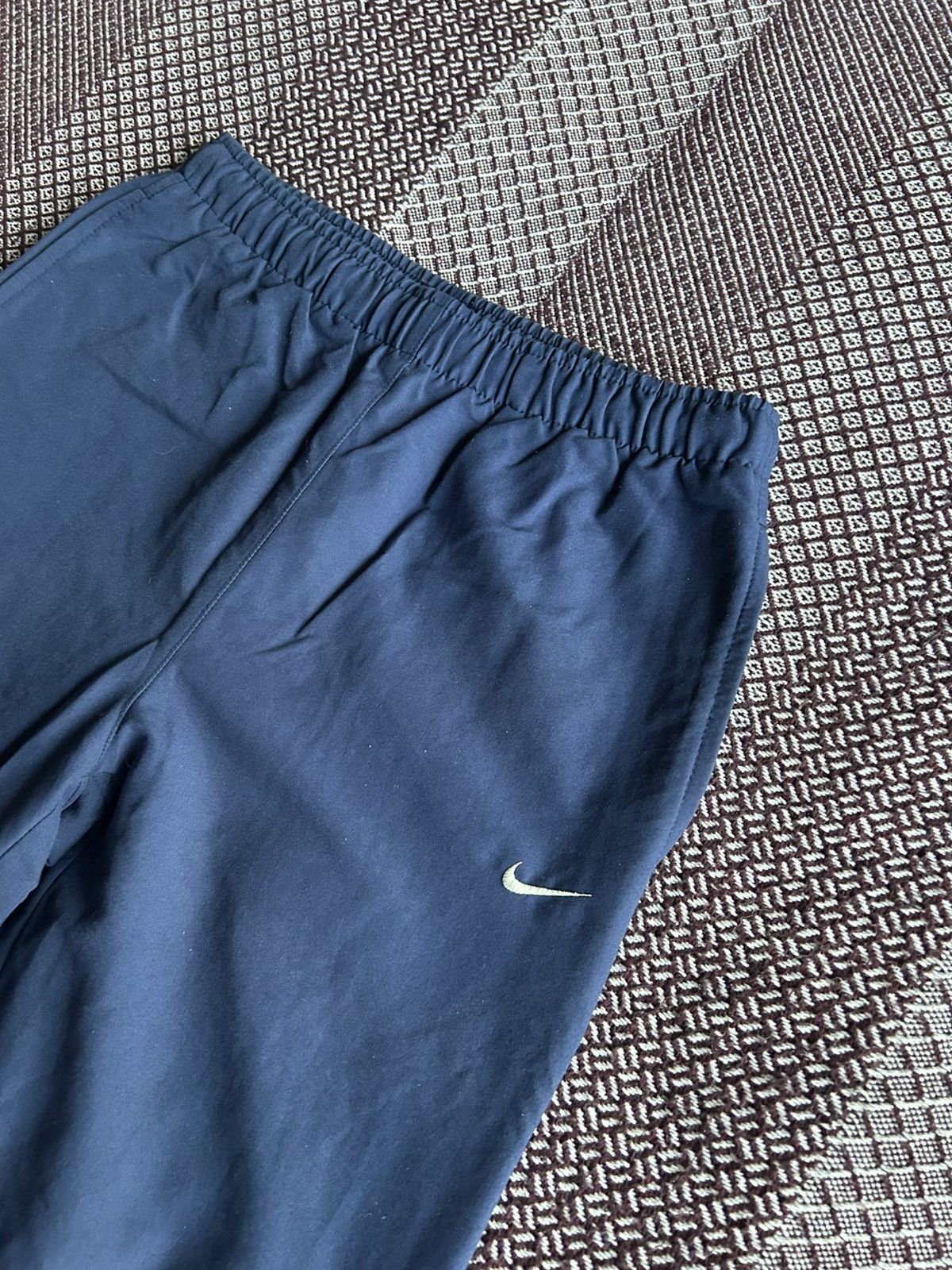 Nike × Vintage Vintage Nike Y2K Nylon Baggy Sportswear Track Pants Blue Size 25" / US 0 / IT 36 - 6 Thumbnail