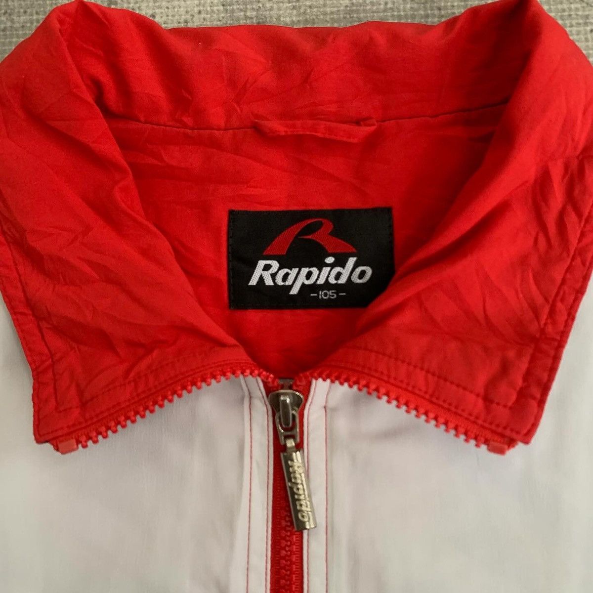 Vintage Vintage windbreaker jaket 3tone rapido Size US L / EU 52-54 / 3 - 5 Thumbnail