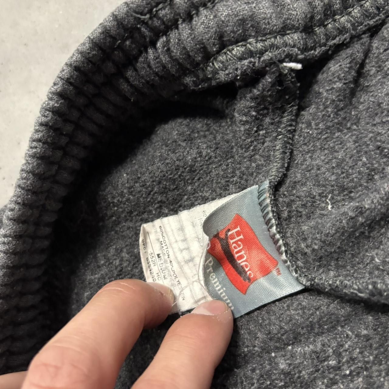 Japanese Brand × Vintage Crazy Vintage Y2K/2000s Dark Grey Essential Sweatpants! Size US 30 / EU 46 - 6 Thumbnail
