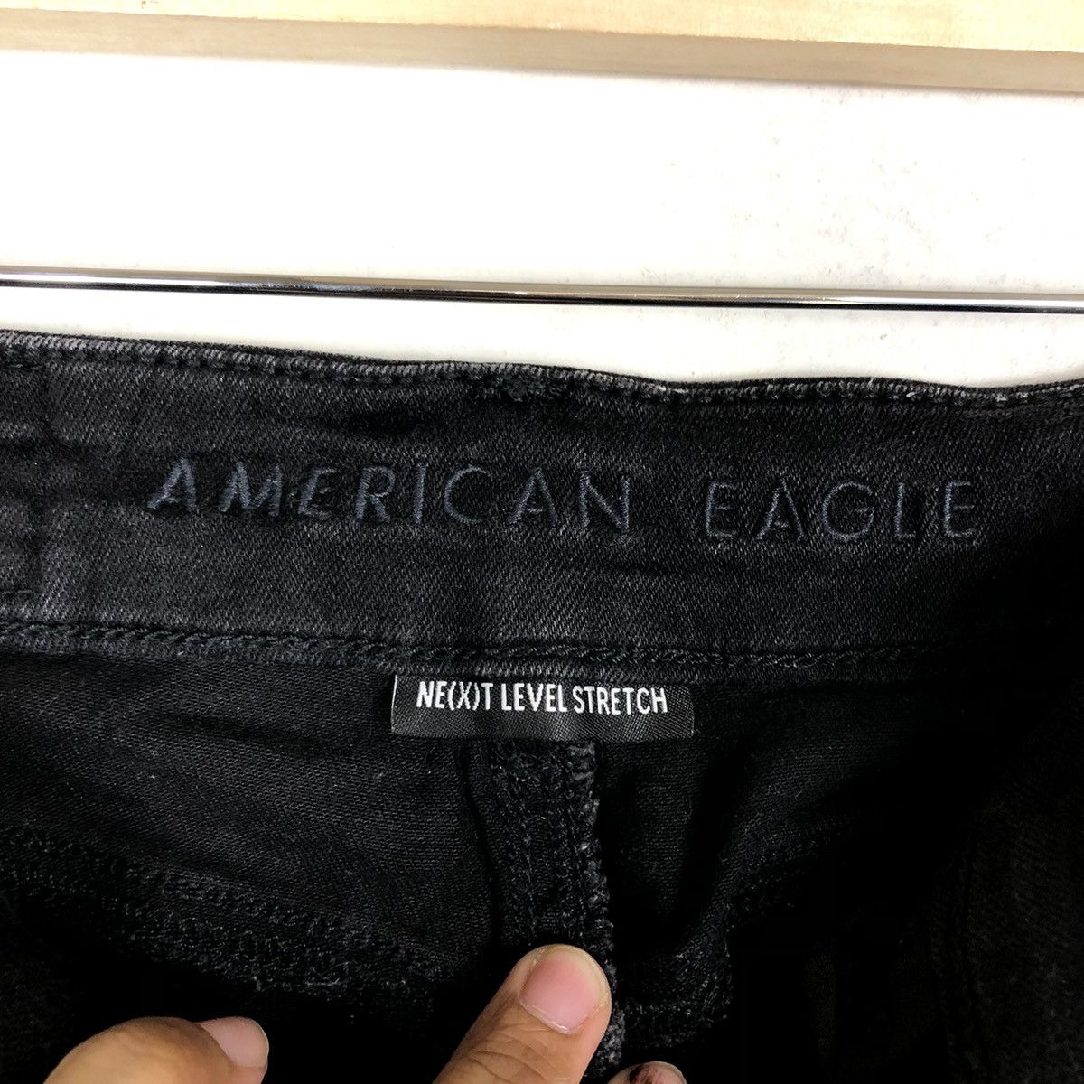 Japanese Brand 🔥RAFF SIMONS INSPIRE STYLE DESIGN DISTRESSED DENIM AMERICAN Size US 26 / EU 42 - 15 Thumbnail