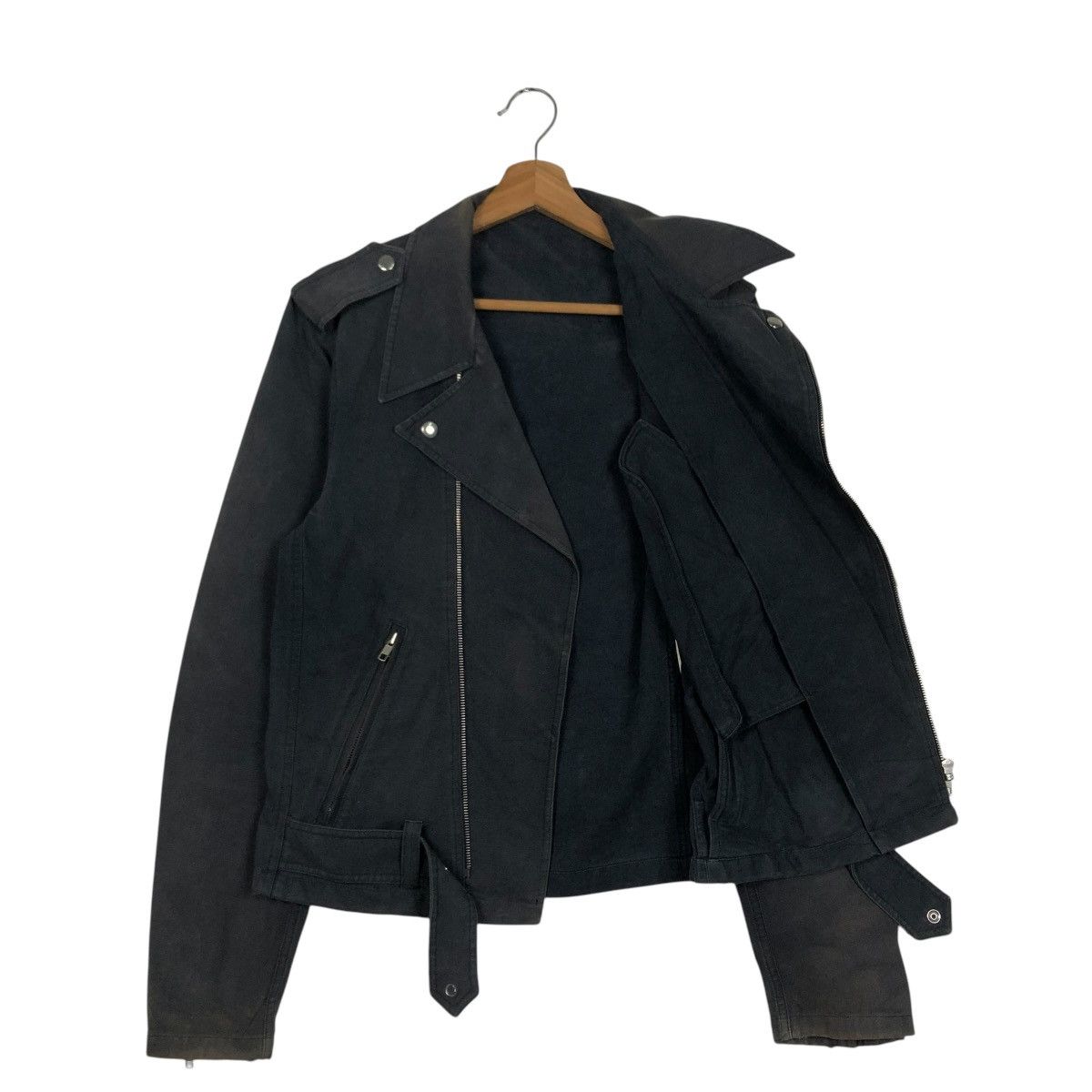 agnes b. 🔥CROPPED BIKER JACKET AGNES B. DOUBLE COLLAR Size US S / EU 44-46 / 1 - 13 Thumbnail