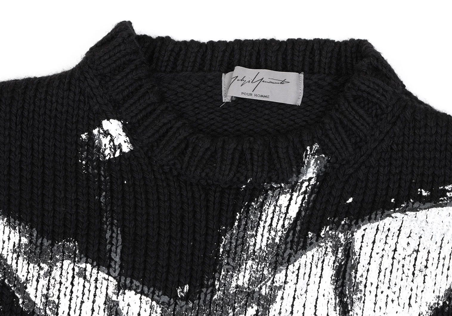 Yohji Yamamoto Yohji Yamamoto Madness Pigment Print Knit Sweater Size US M / EU 48-50 / 2 - 3 Thumbnail