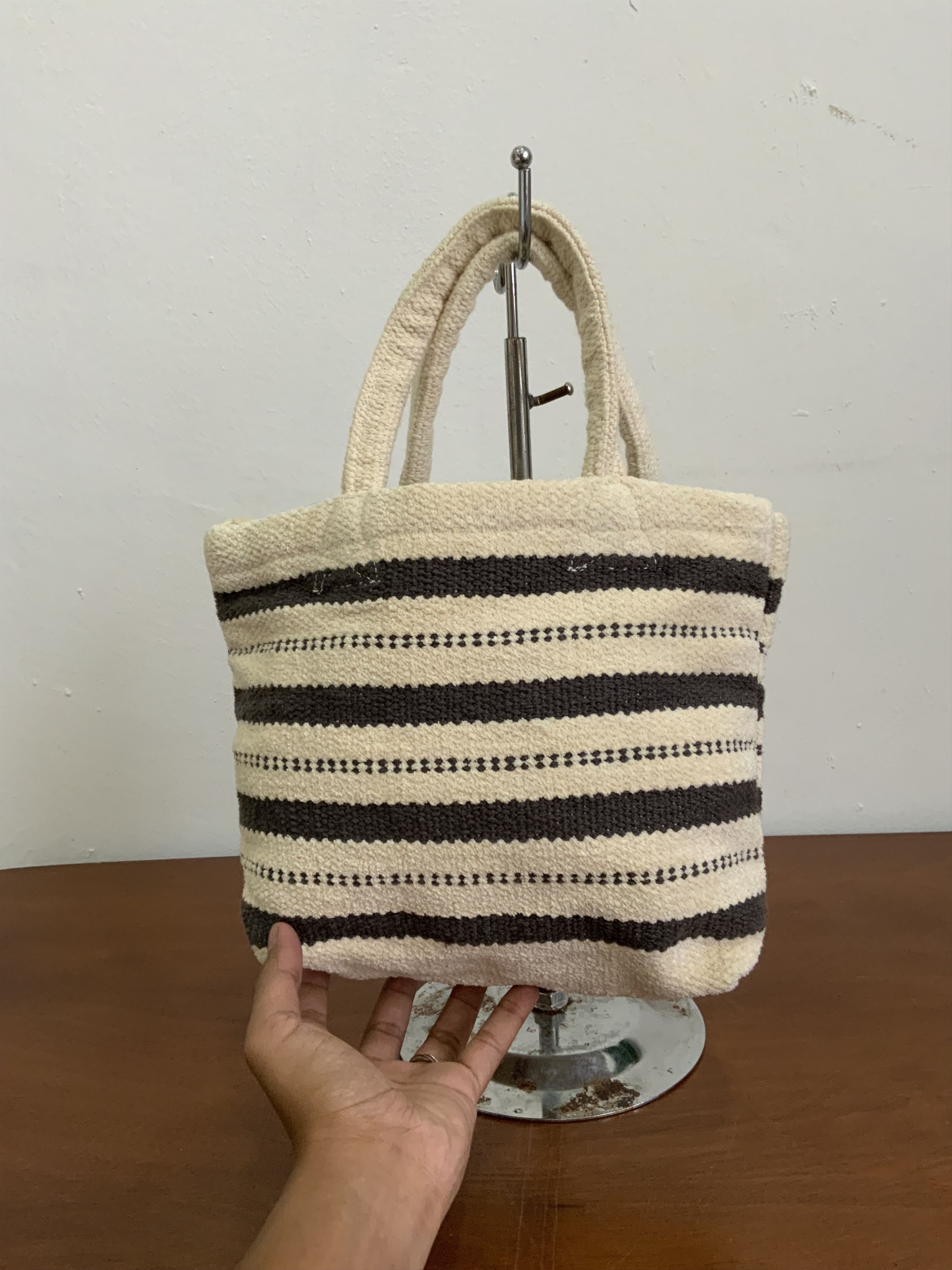 Japanese Brand The Striped Line Native Mini Tote Bag Size ONE SIZE - 6 Thumbnail