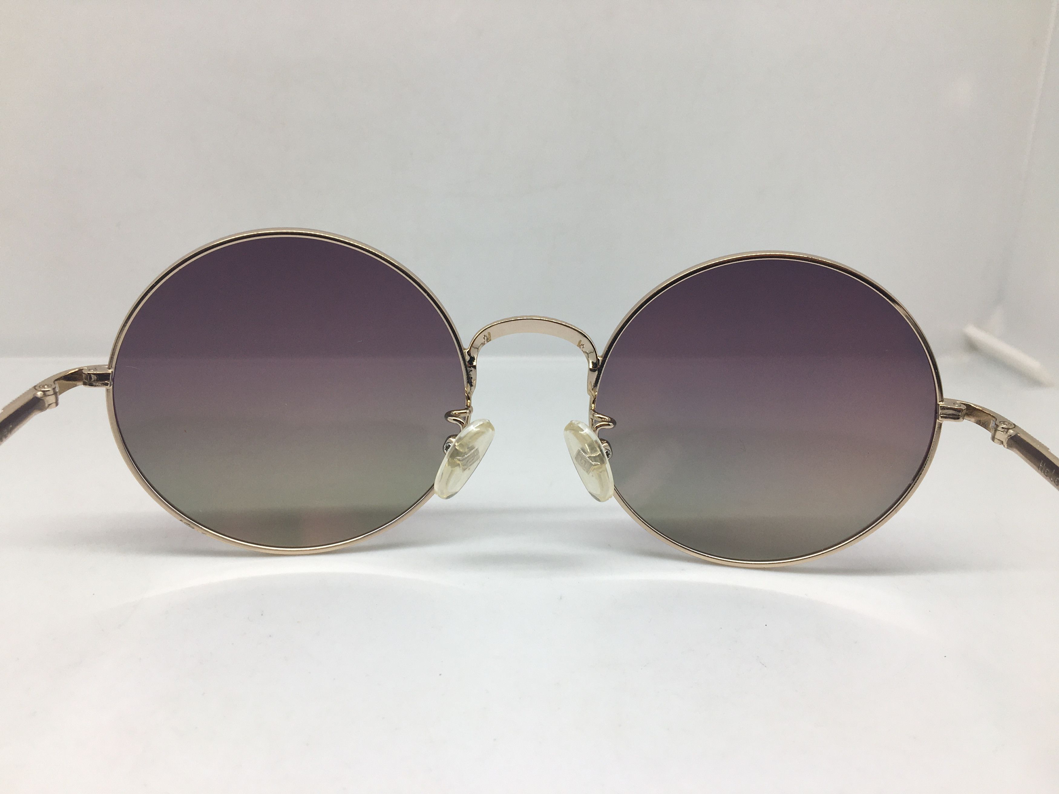Other Helen Keller White Round Sunglasses Frame GATSBY ARISTOCRAT Size ONE SIZE - 5 Thumbnail