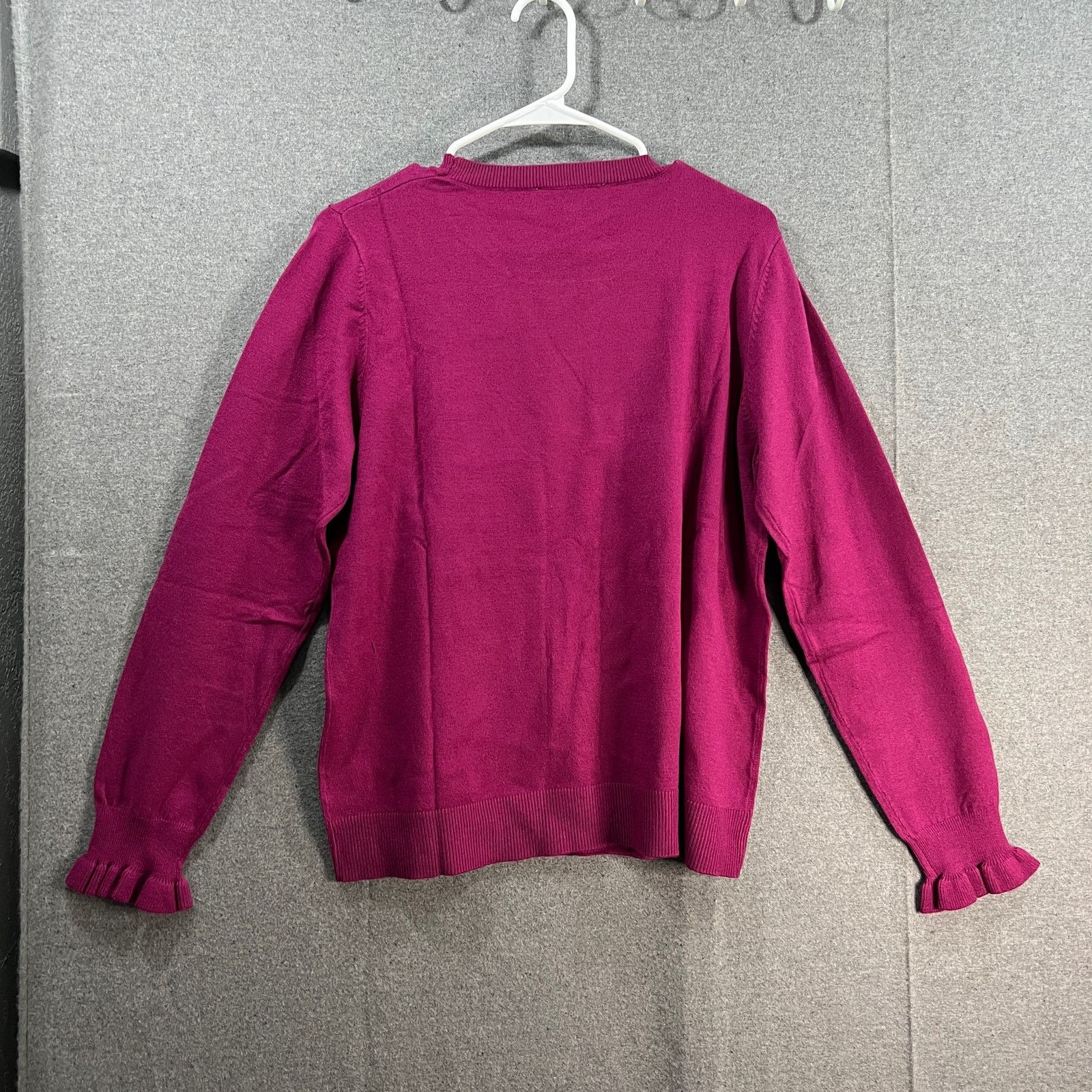 Other Laurie Felt Ruffle Long-Sleeve Pullover Sweater Size M / US 6-8 / IT 42-44 - 2 Thumbnail