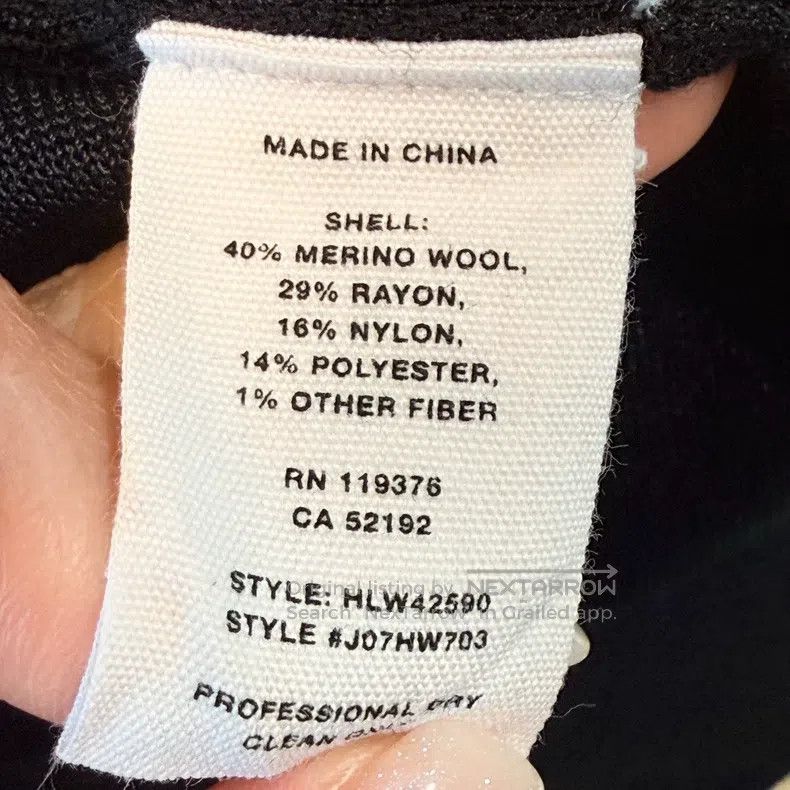 Helmut Lang Helmut Lang size S Black knitted mid-length skirt with adju Size 23" - 4 Thumbnail