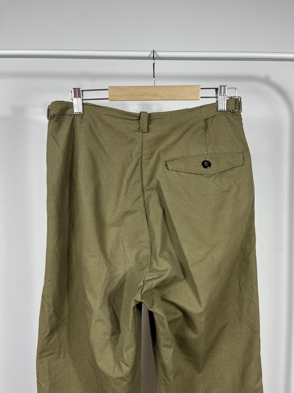 Vintage Vintage Czechoslovakian Army Field Pants Olive Green C-3 Size US 31 - 13 Thumbnail