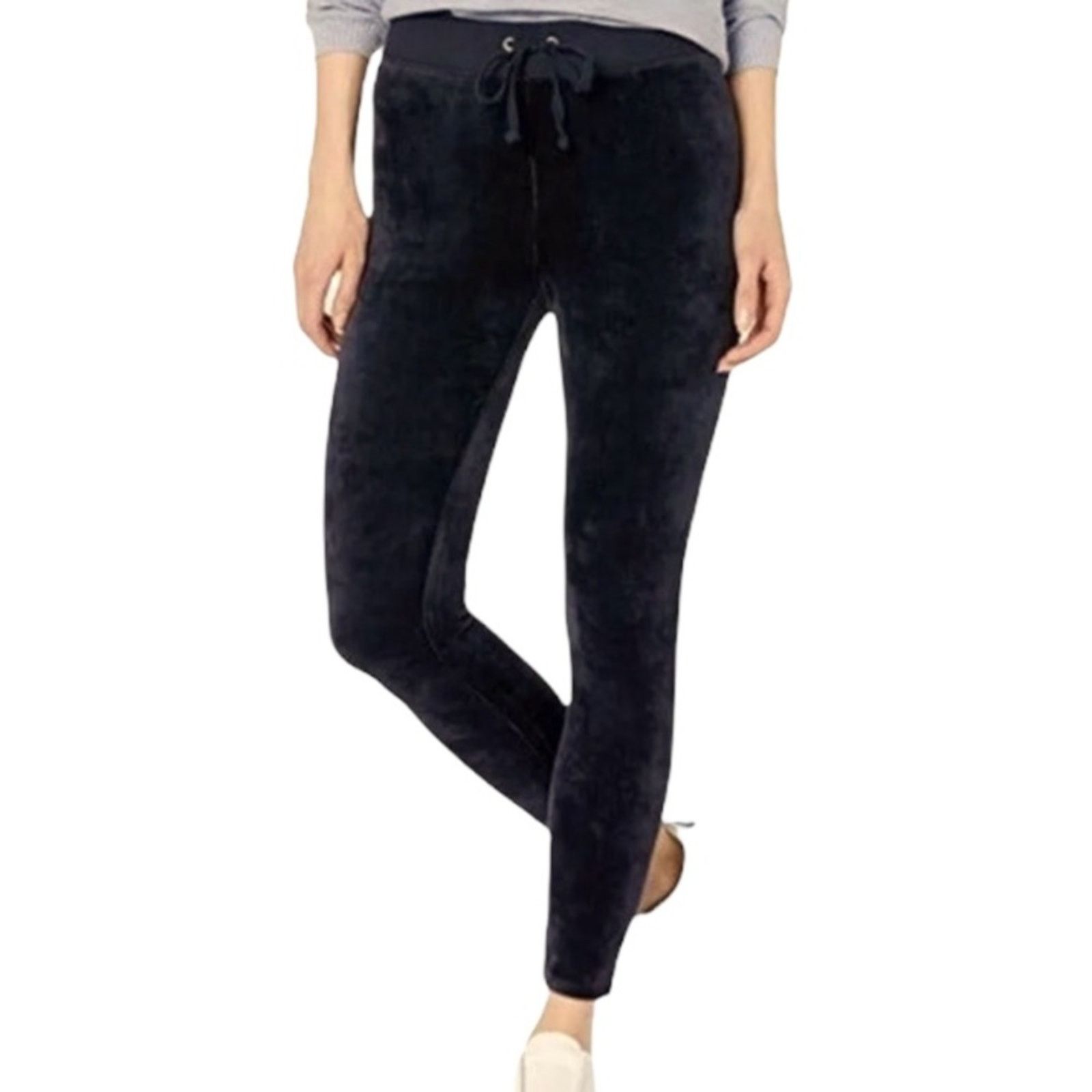 Juicy Couture NWT Juicy Couture Black Label Velour Drive Legging Size 32" / US 10 / IT 46 - 1 Thumbnail