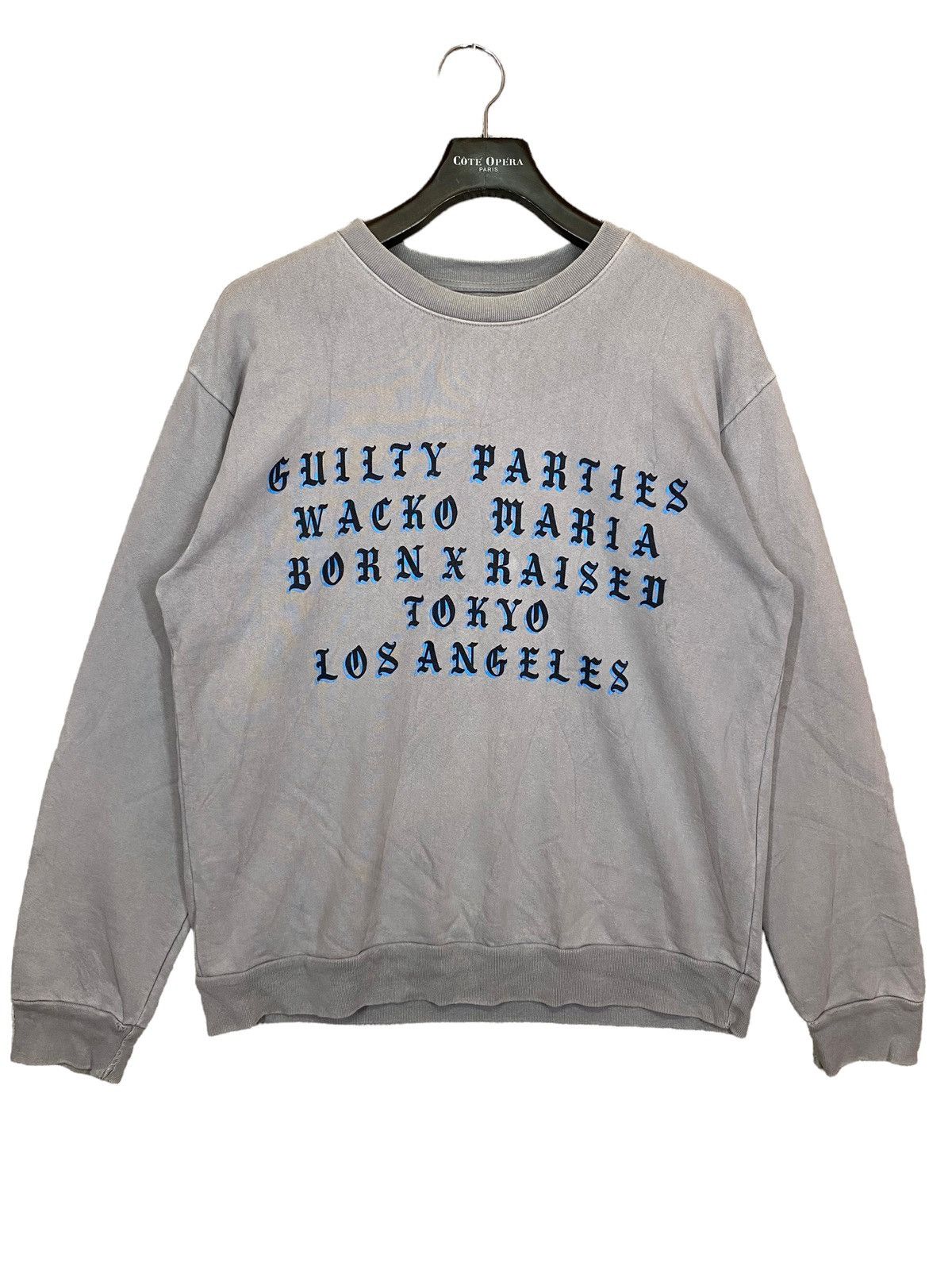 Wacko Maria ‼️wacko maria x born x raised sweatshirt distressed sunfaded Size US L / EU 52-54 / 3 - 2 Thumbnail