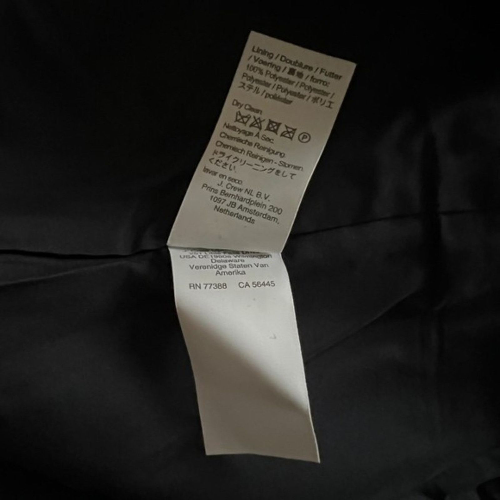 J.Crew J.CREW Petite Navy Wool-Blend Topcoat w/ Tags, 6P Size M / US 6-8 / IT 42-44 - 9 Thumbnail