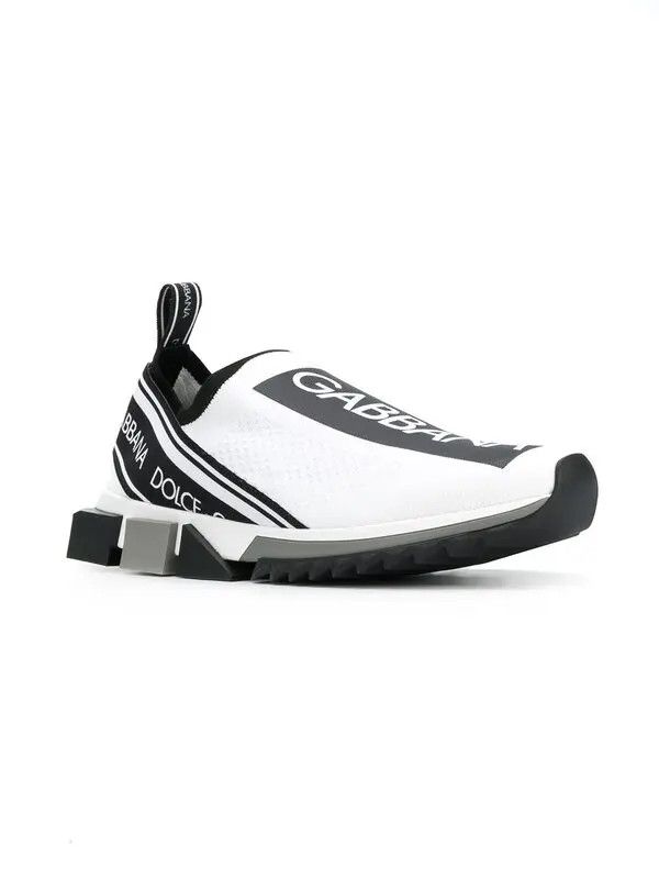 Dolce & Gabbana o1y0925 Low-Top Sneakers in White/Black Size US 5 / IT 35 - 2 Thumbnail