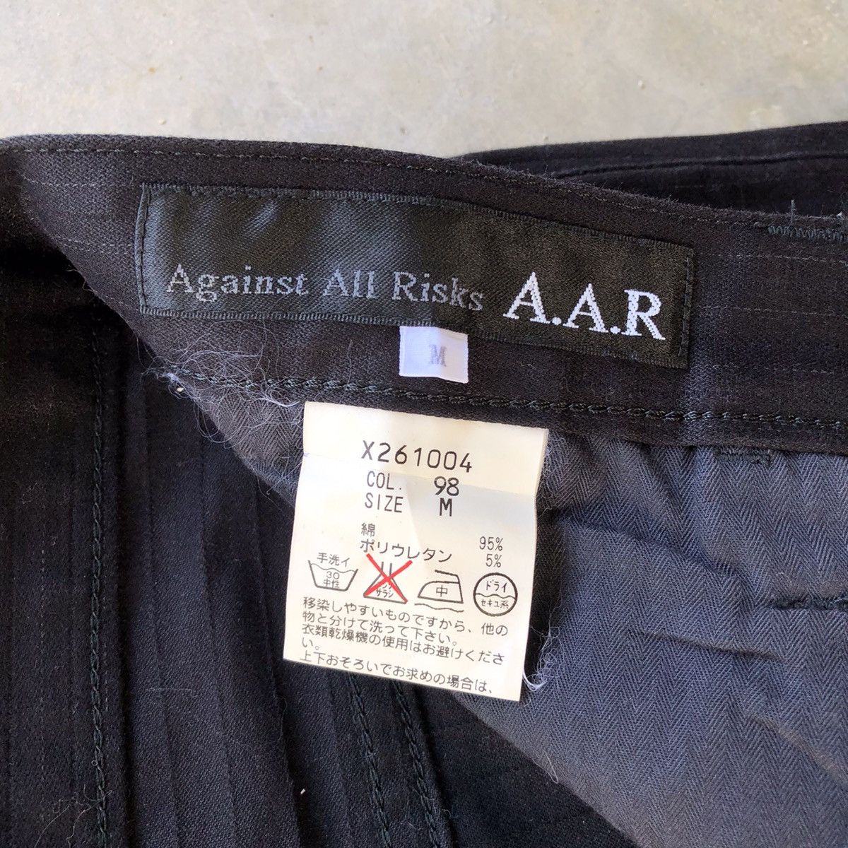 Japanese Brand A.A.R Against All Risks Stripe Formal Pants Size US 29 - 10 Thumbnail