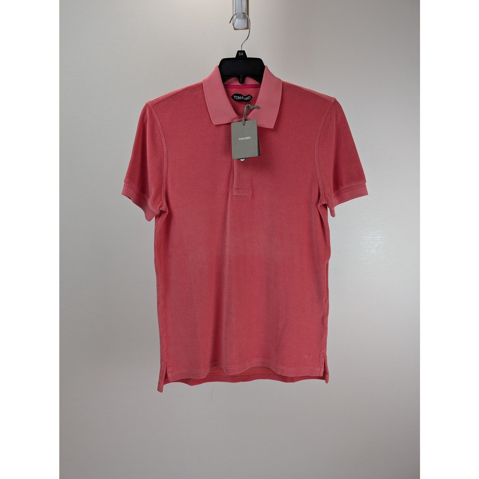 Tom Ford o1rshd1 Cut And Sewn Polo in Pink Size US M / EU 48-50 / 2 - 6 Thumbnail