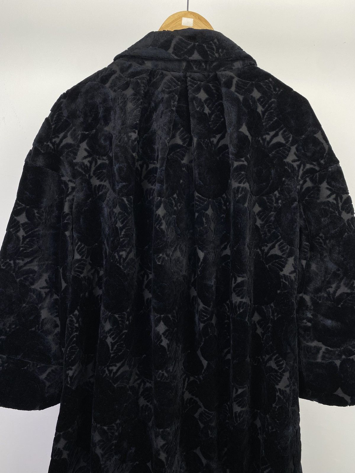 Japanese Brand 2000’s Keita Maruyama Floral Velvet Overcoat Size M / US 6-8 / IT 42-44 - 6 Thumbnail