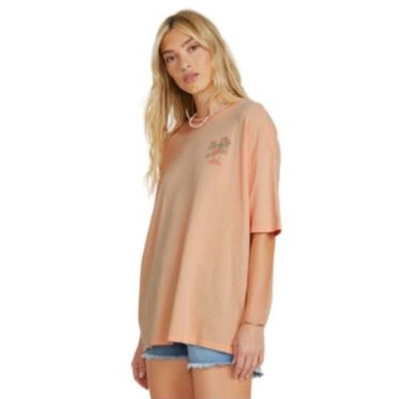 Billabong Billabong “Take a Break” Oversized T-Shirt in Peach Size M / US 6-8 / IT 42-44 - 6 Thumbnail