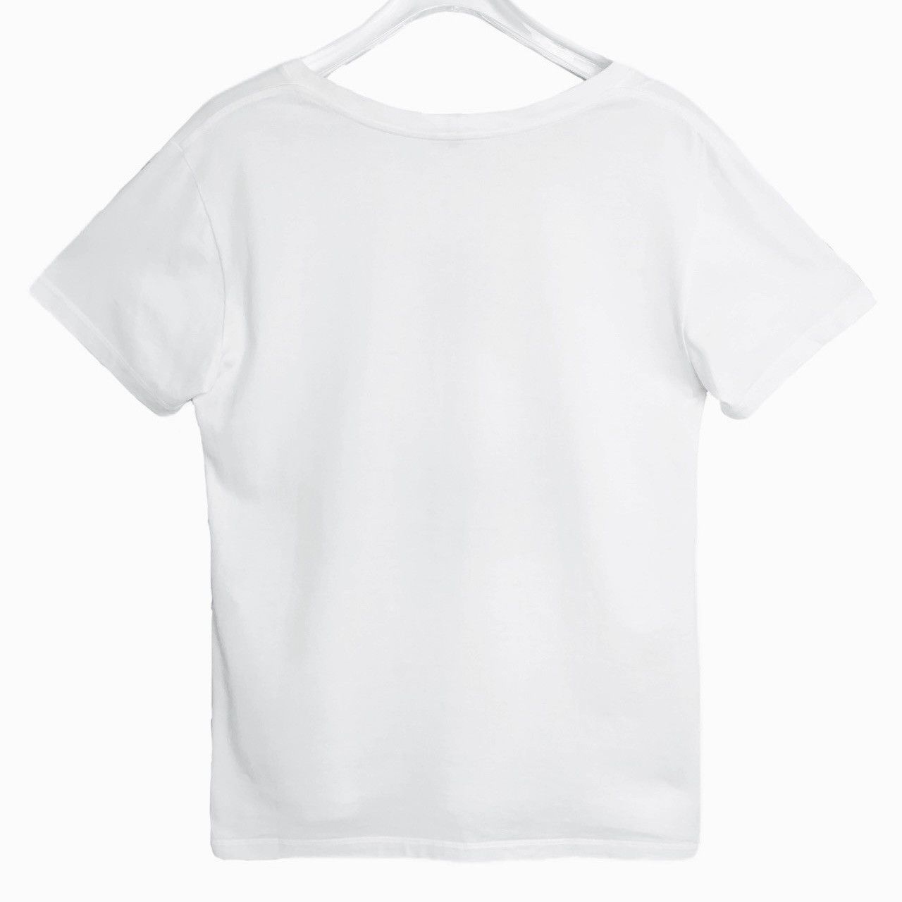 Celine Celine White Portrait Printed Short Sleeve T-shirt K26WX Size M / US 6-8 / IT 42-44 - 2 Thumbnail