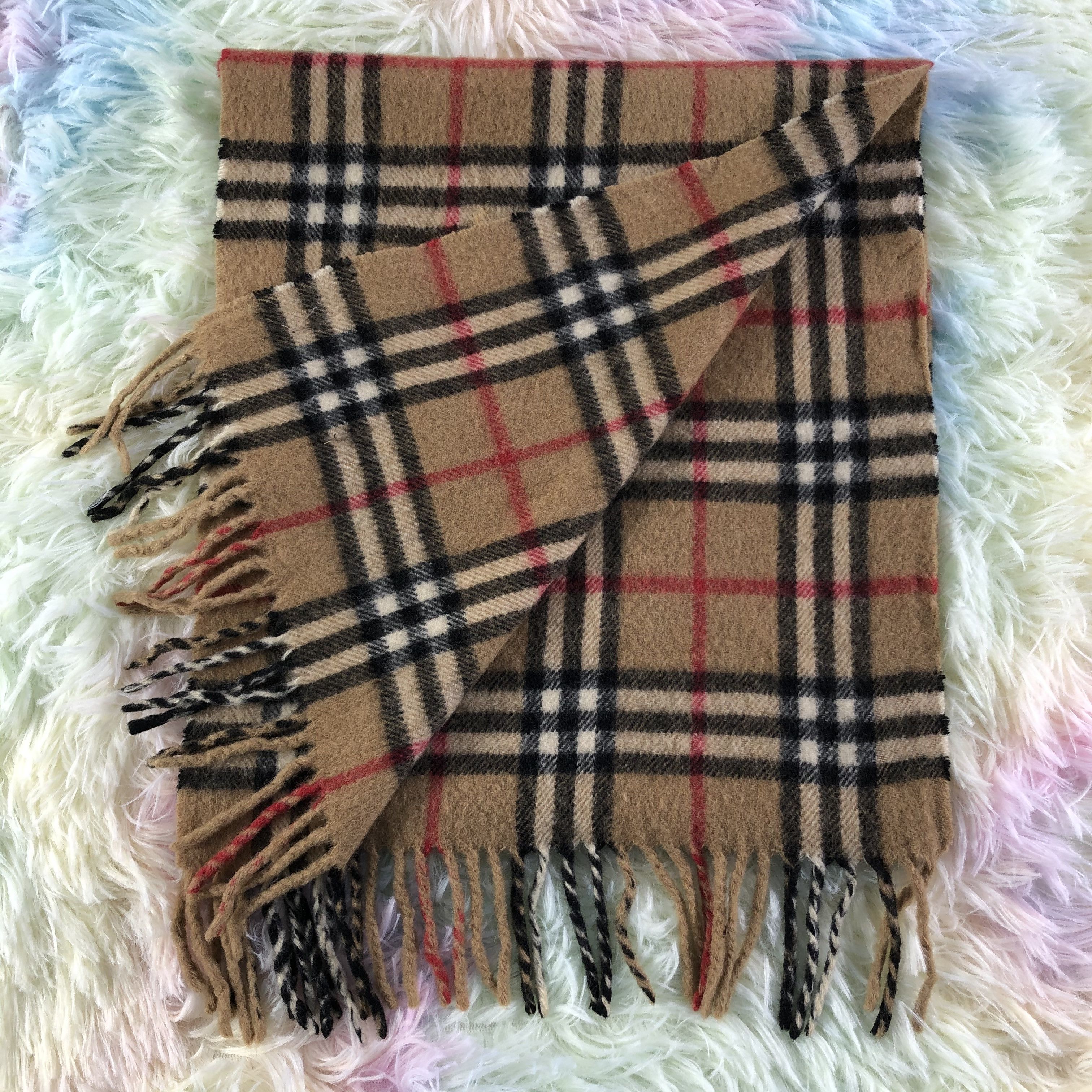 Burberry × Vintage Burberry Scarf / Muffler / Neckwear - KM140 Size ONE SIZE - 5 Thumbnail